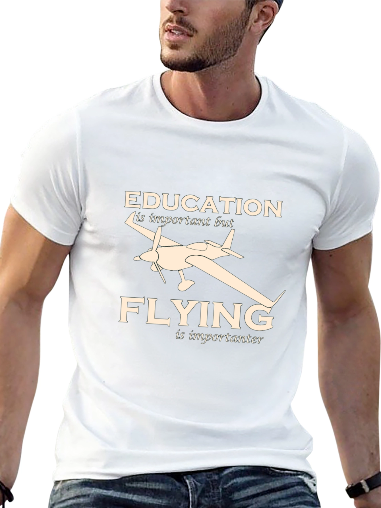 Education Flying T-Shirt: Pilot Gift
