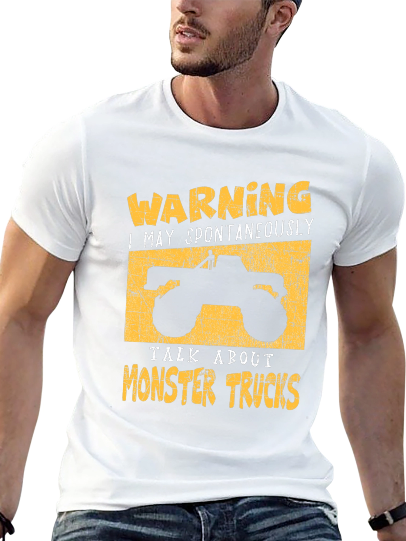 Warning: Monster Trucks T-Shirt