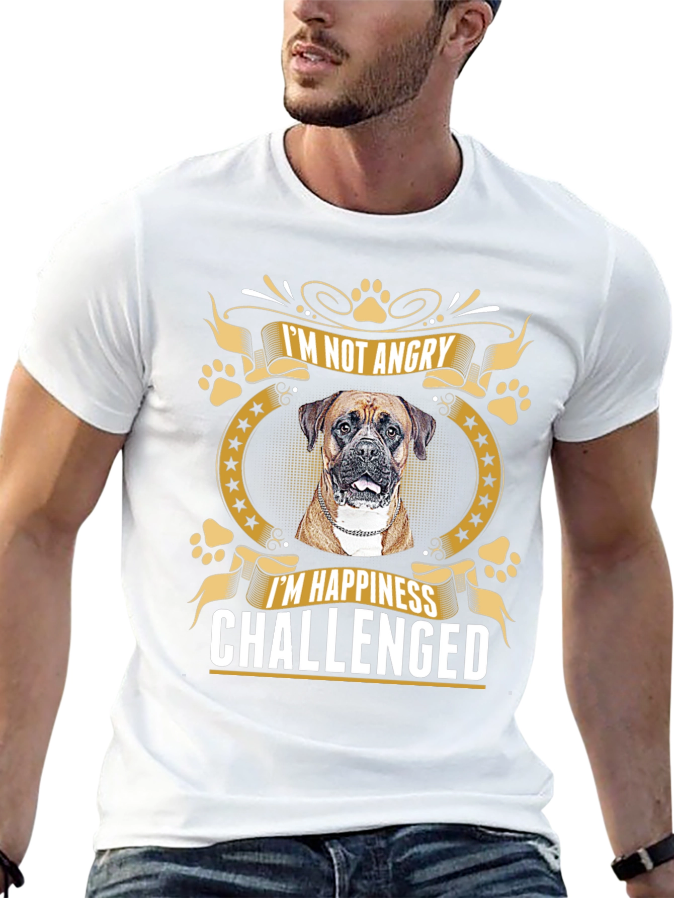 Im Not Angry Dog T-Shirt