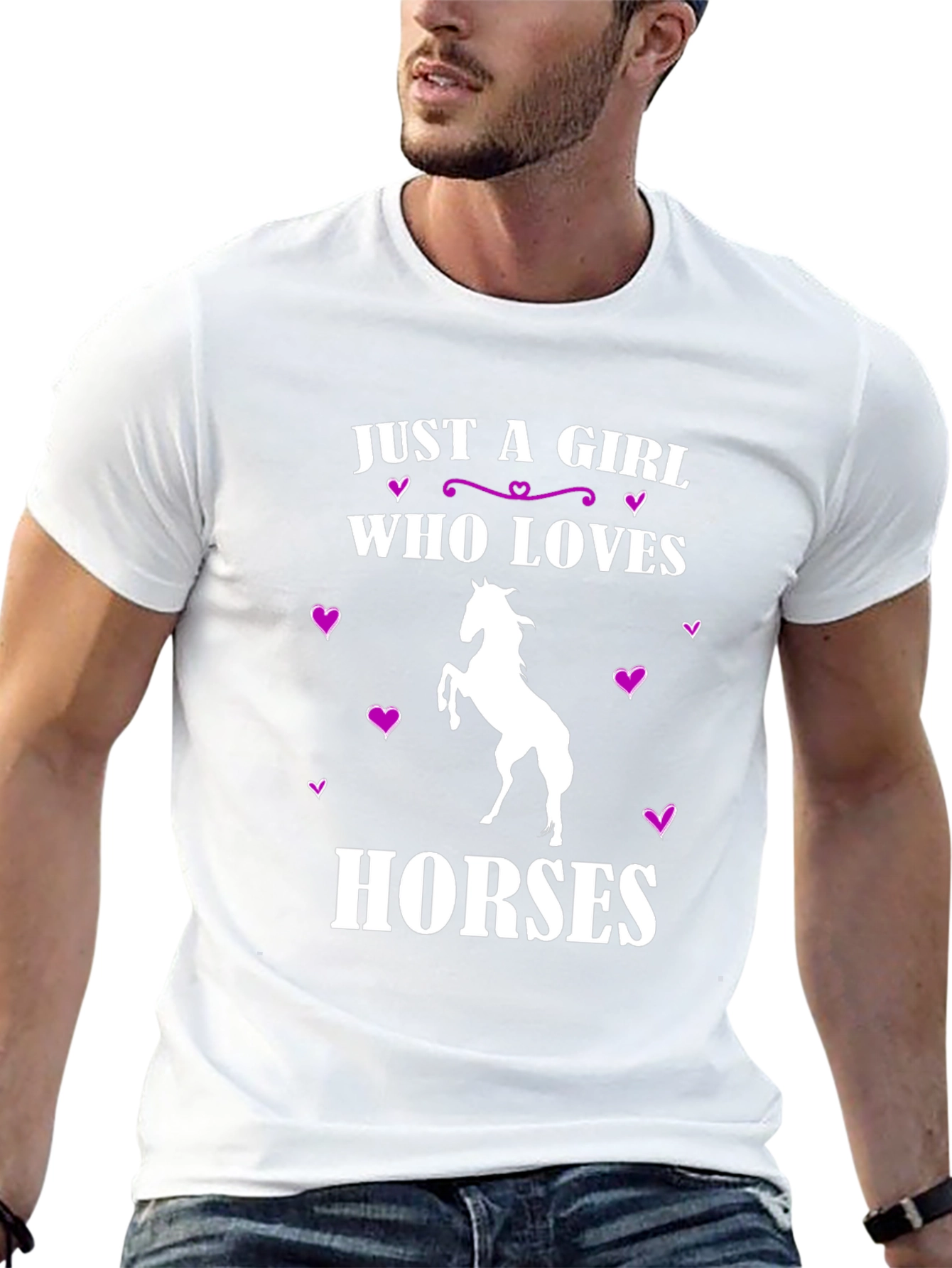 Just A Girl Who Loves Horses T-Shirt