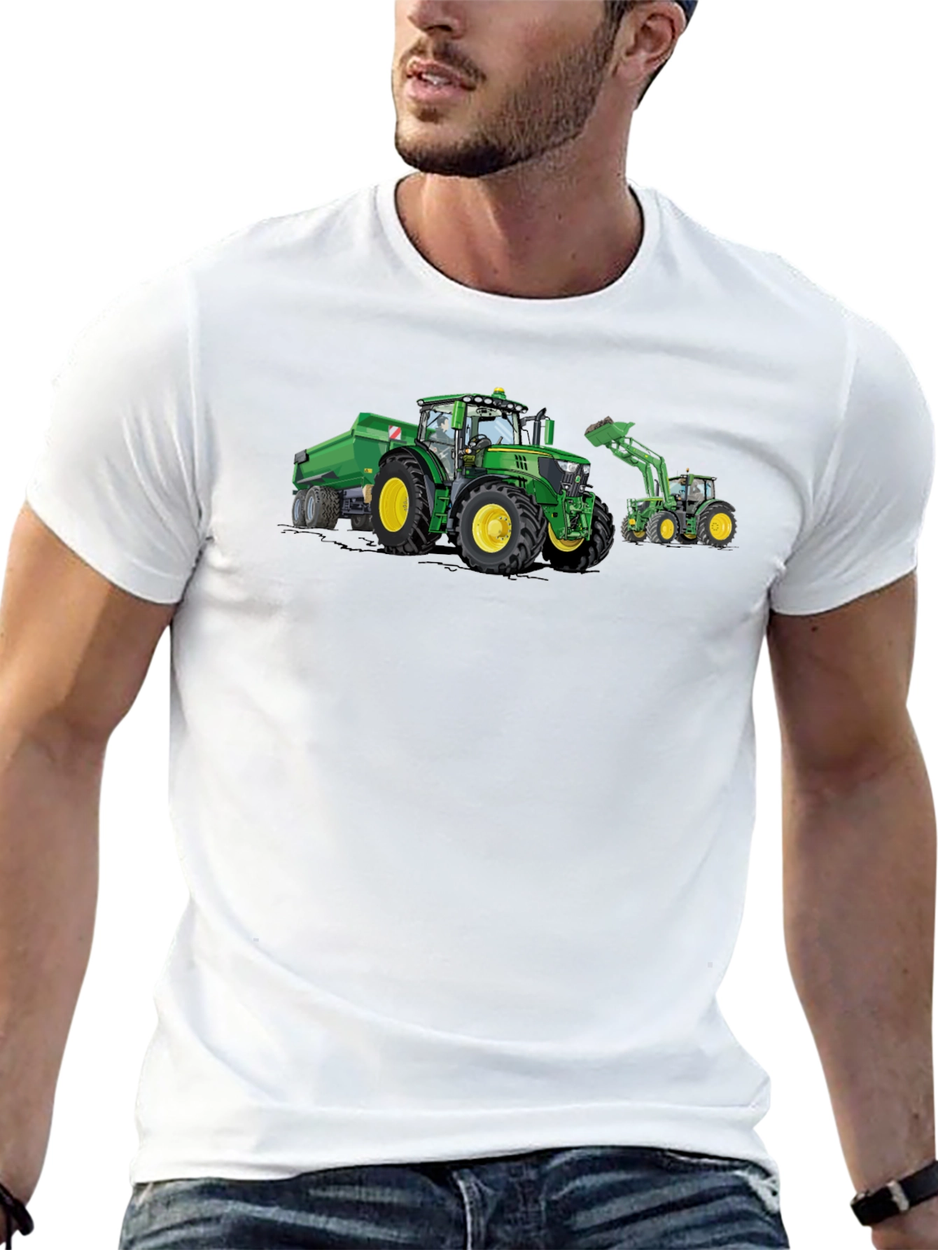 Tractor Graphic Tee - Farm Life Shirt