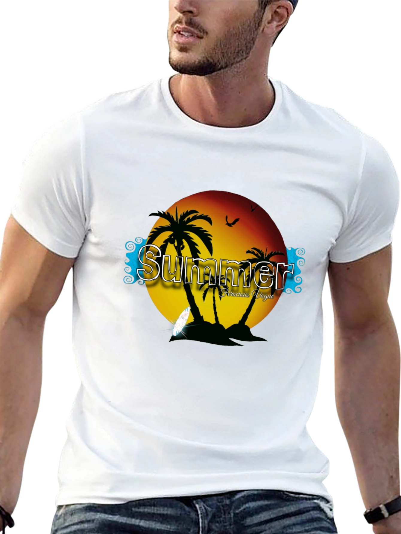 Summer Vacation Graphic T-Shirt