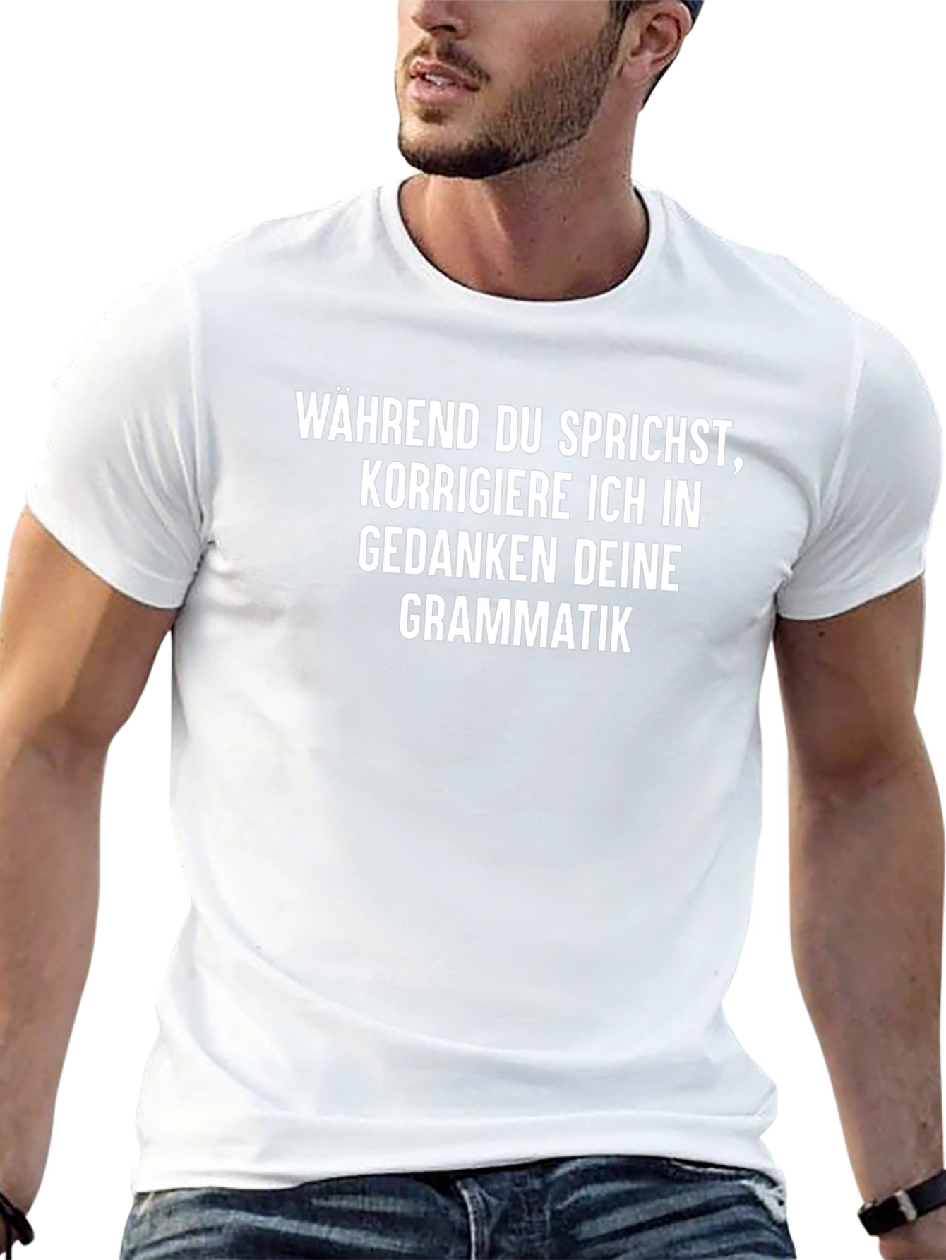 WÄHREND DU SPRICHST Funny German T-Shirt