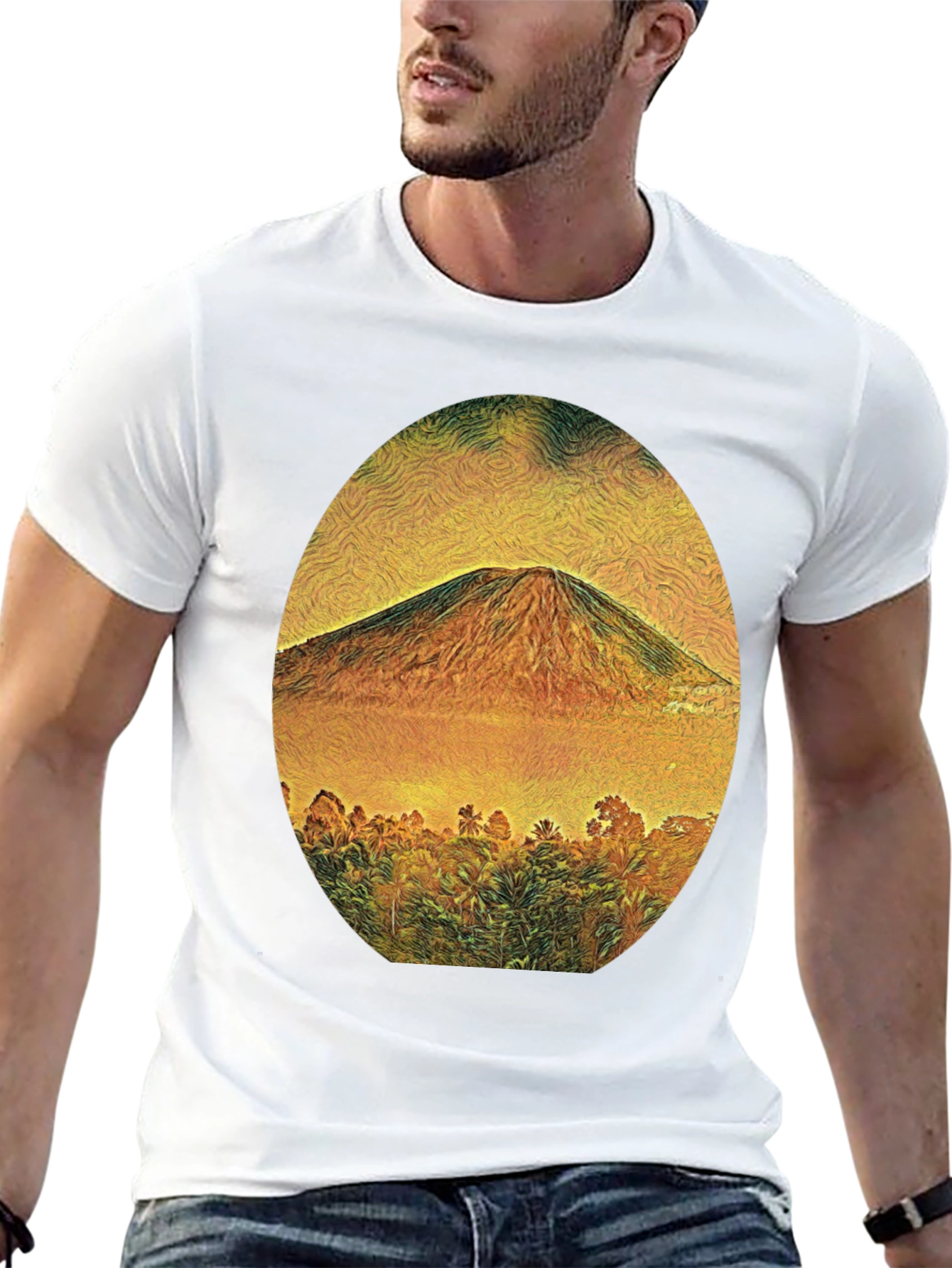 Mountain View Graphic Tee - Black