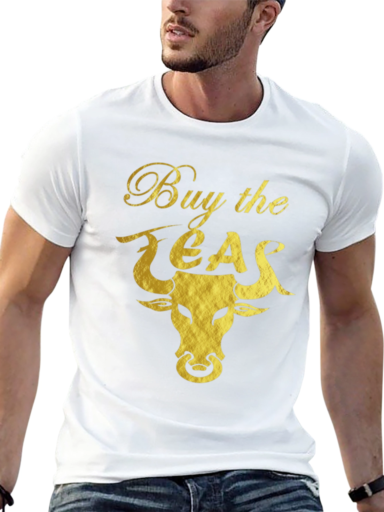 Buy the TEAS Bull Graphic T-Shirt - Black
