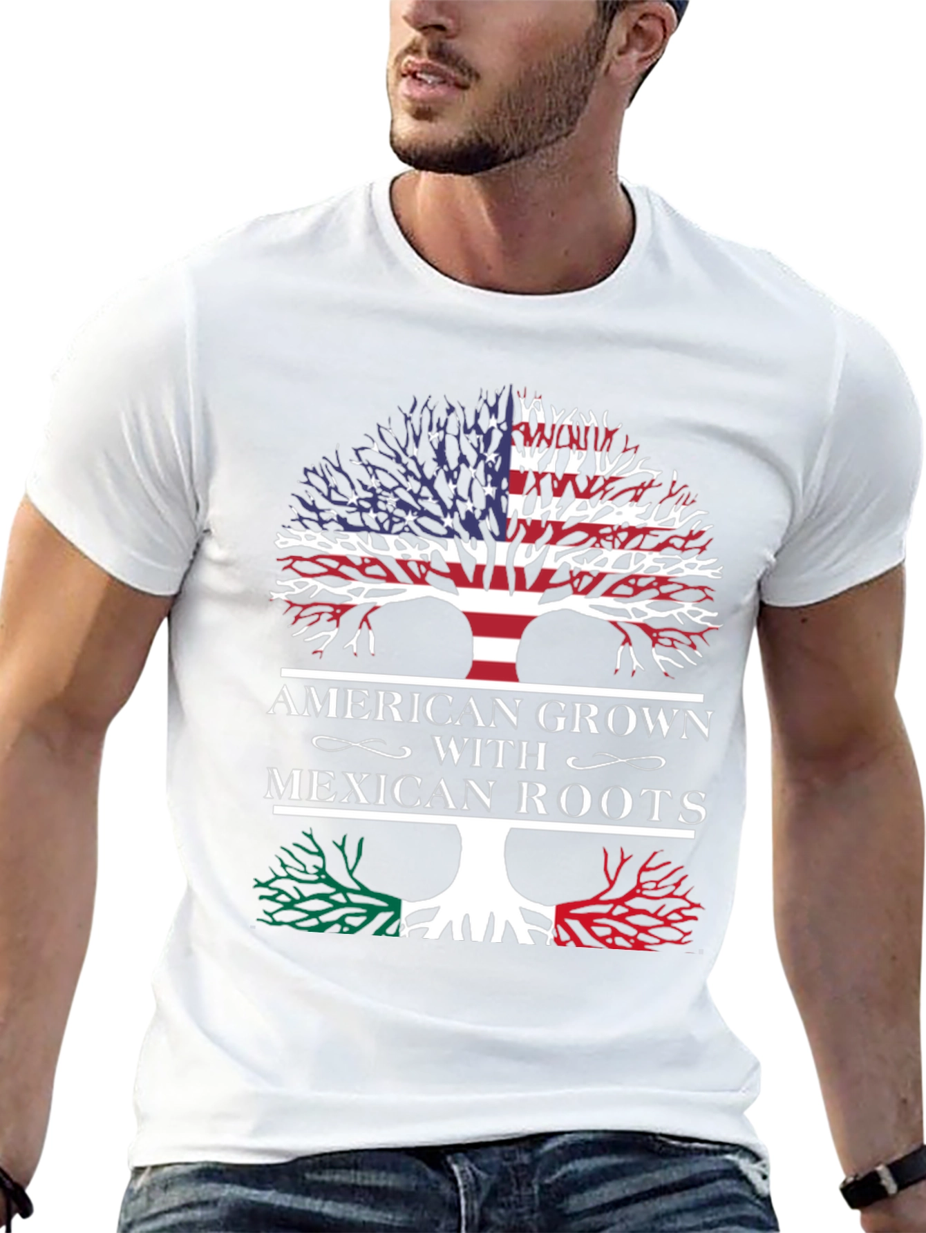 American Grown with Mexican Roots T-Shirt