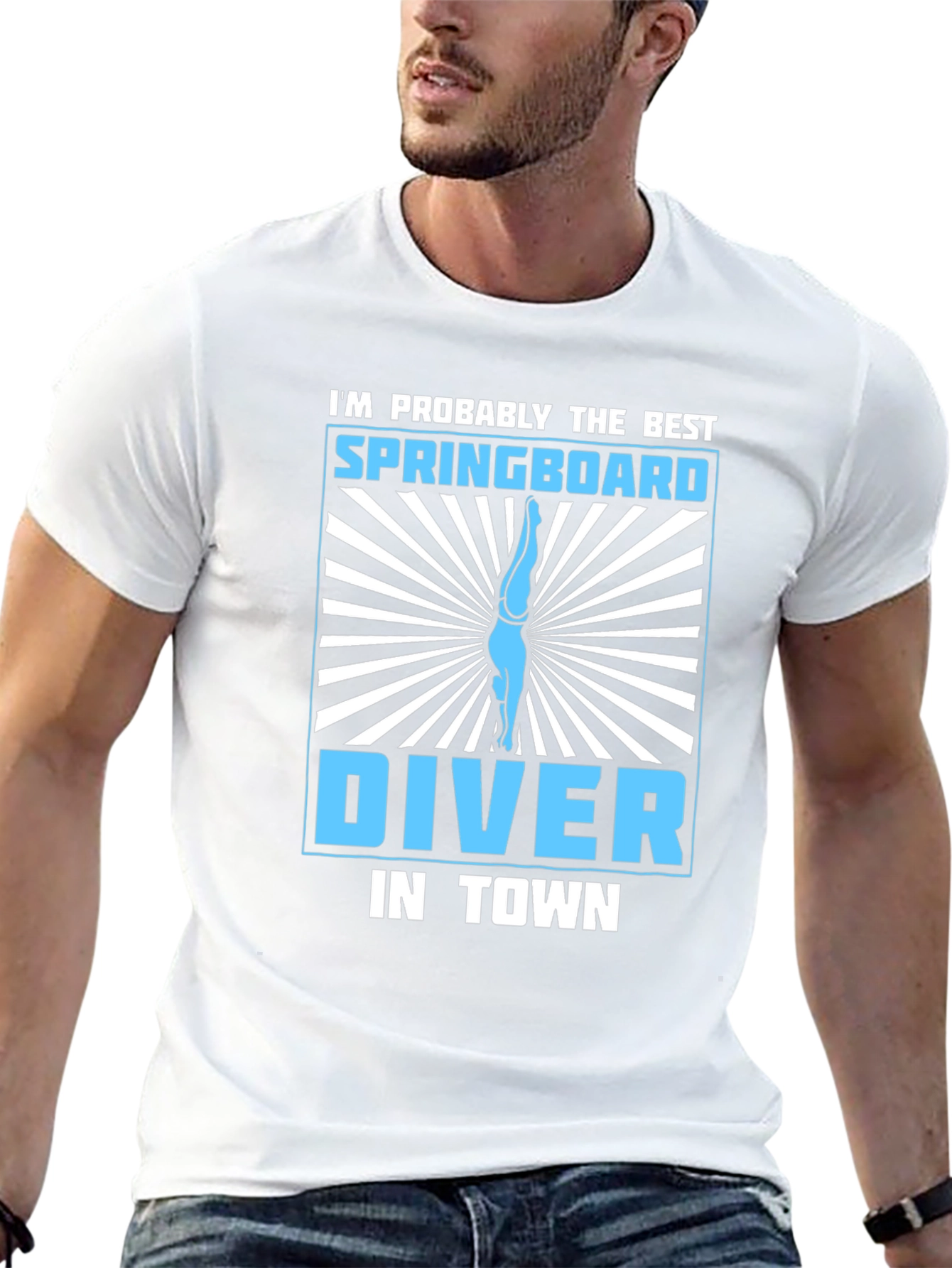 Springboard Diver T-Shirt - Best in Town!