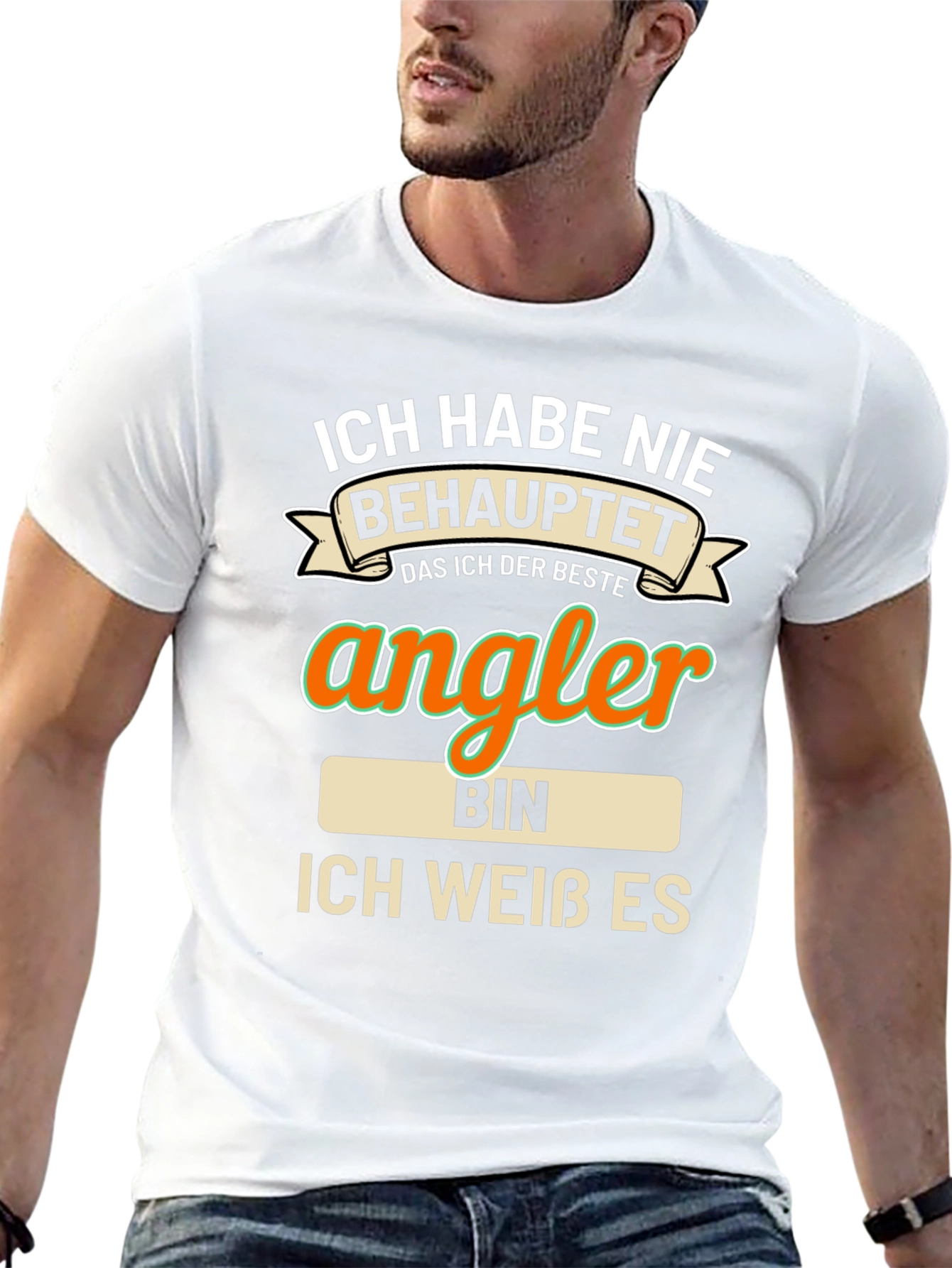 Funny Angler T-Shirt - Ich Habe Nie Behauptet