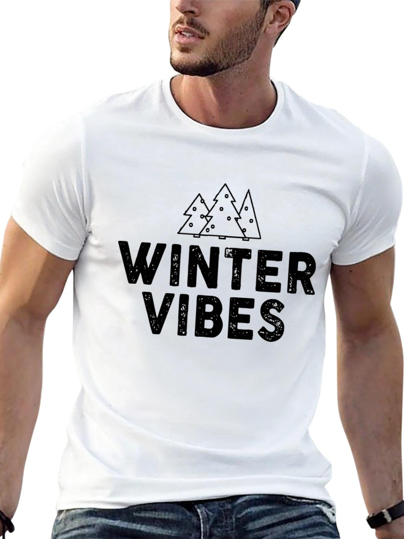 Winter Vibes Graphic Tee - Unisex Holiday T-Shirt