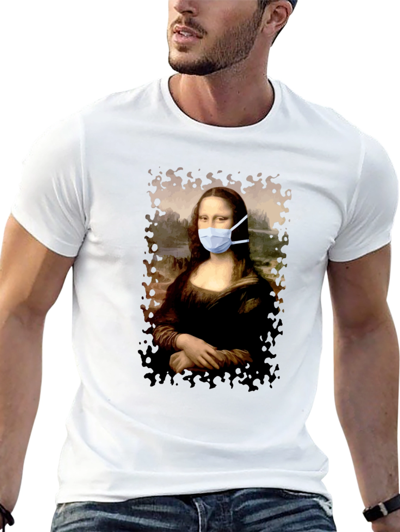 Mona Lisa Mask T-Shirt