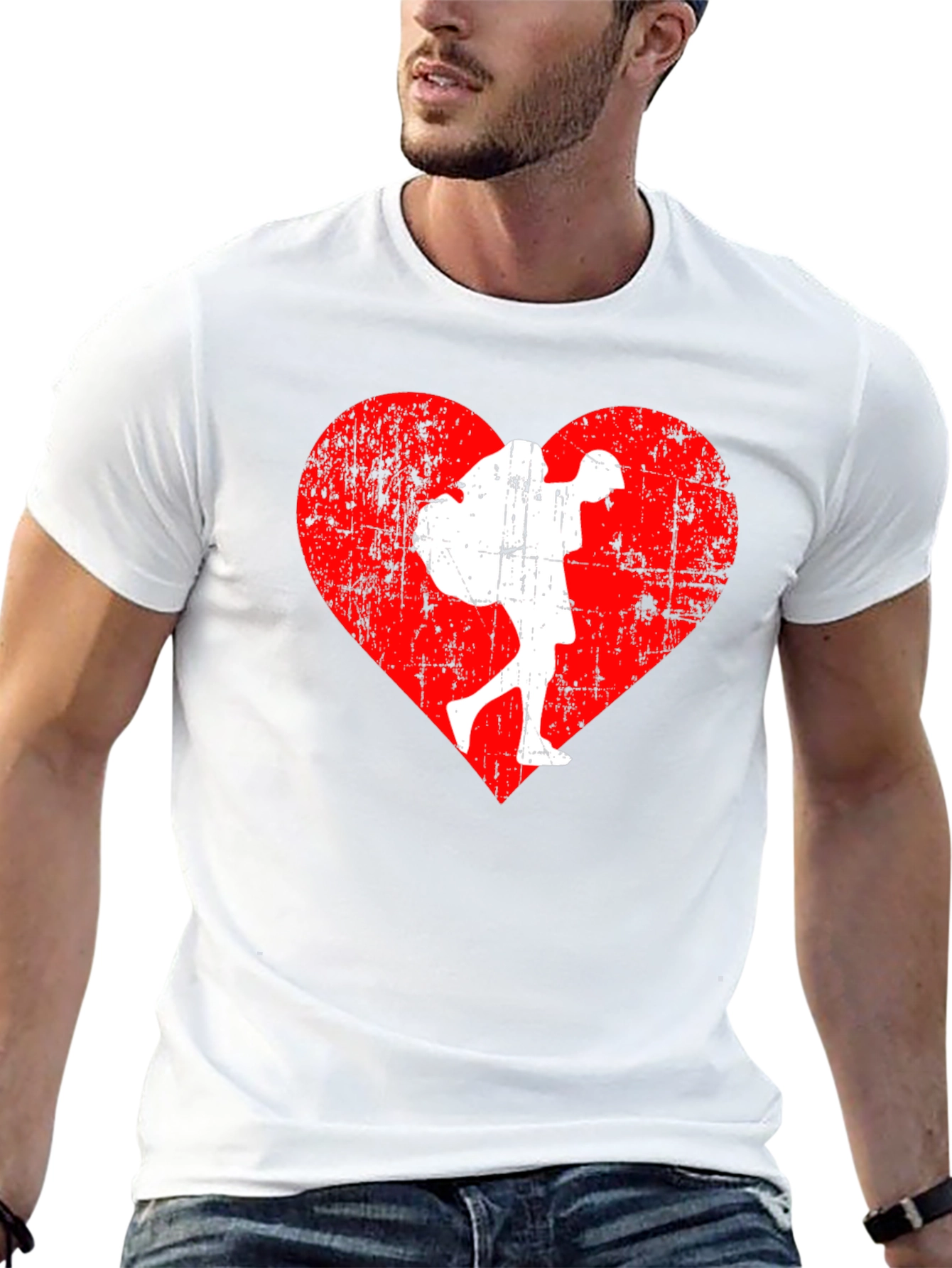 Heart Hiker Graphic Tee - Travel Lover Shirt