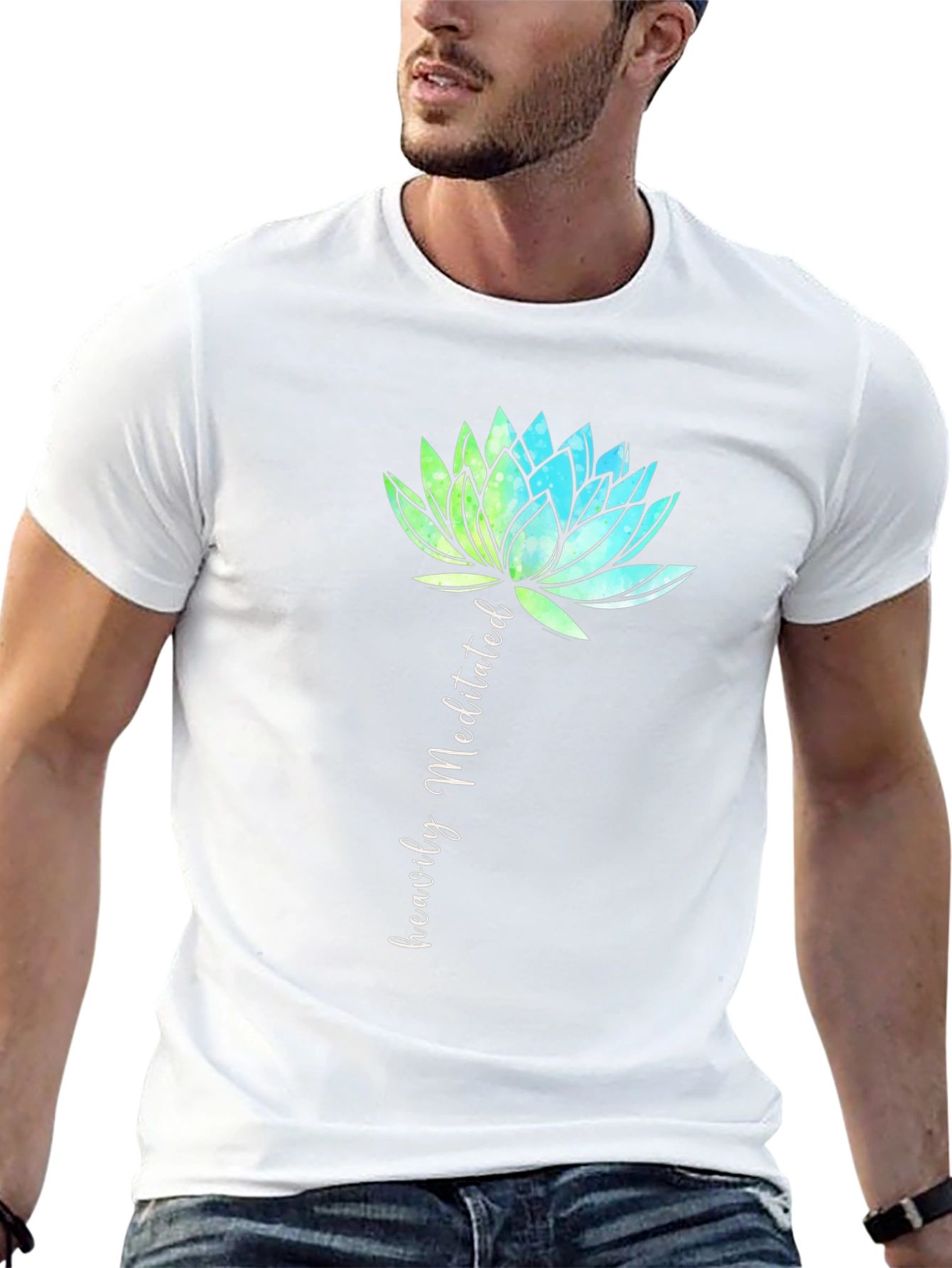 Heavily Meditated Lotus Flower T-Shirt