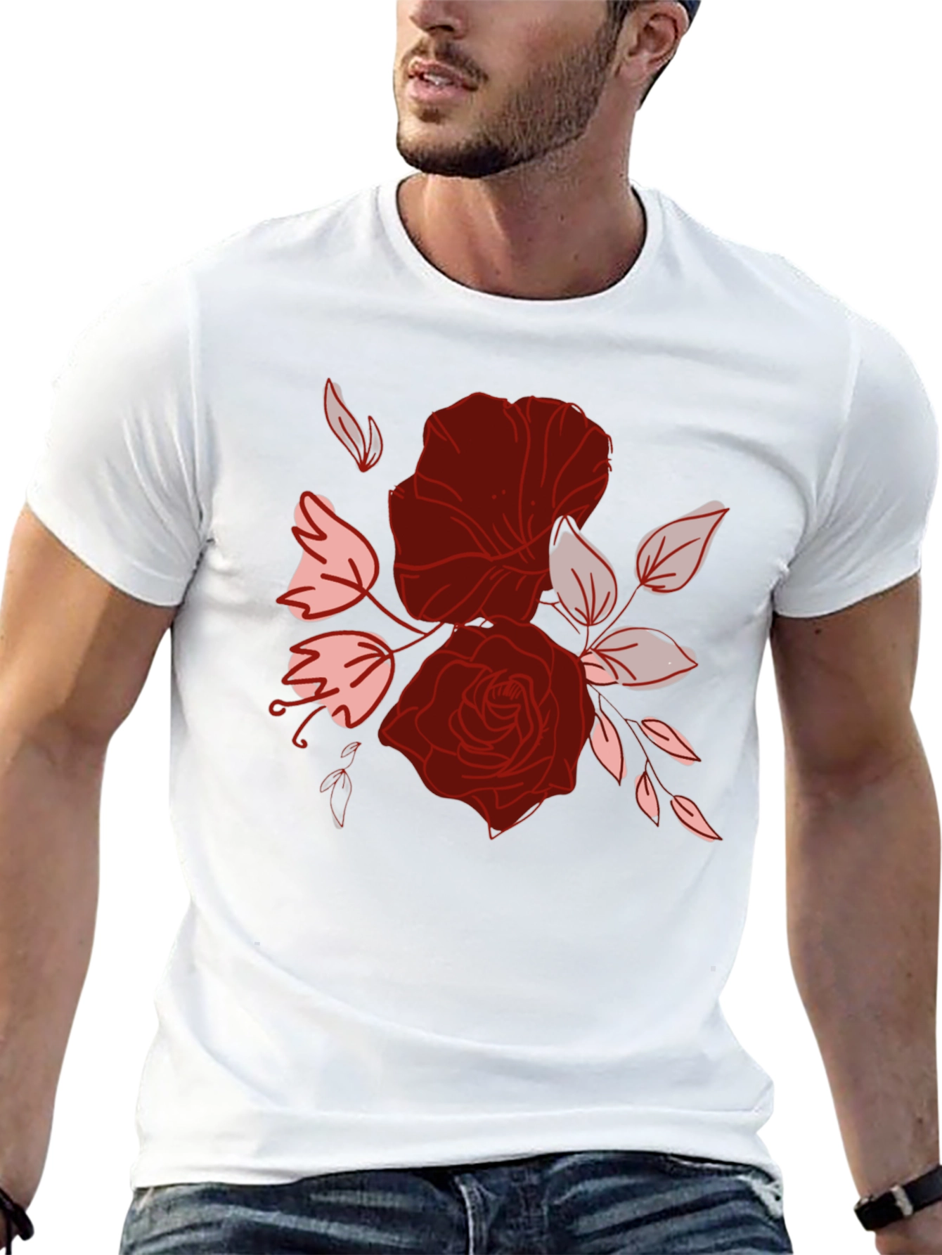 Floral Graphic Print Tee