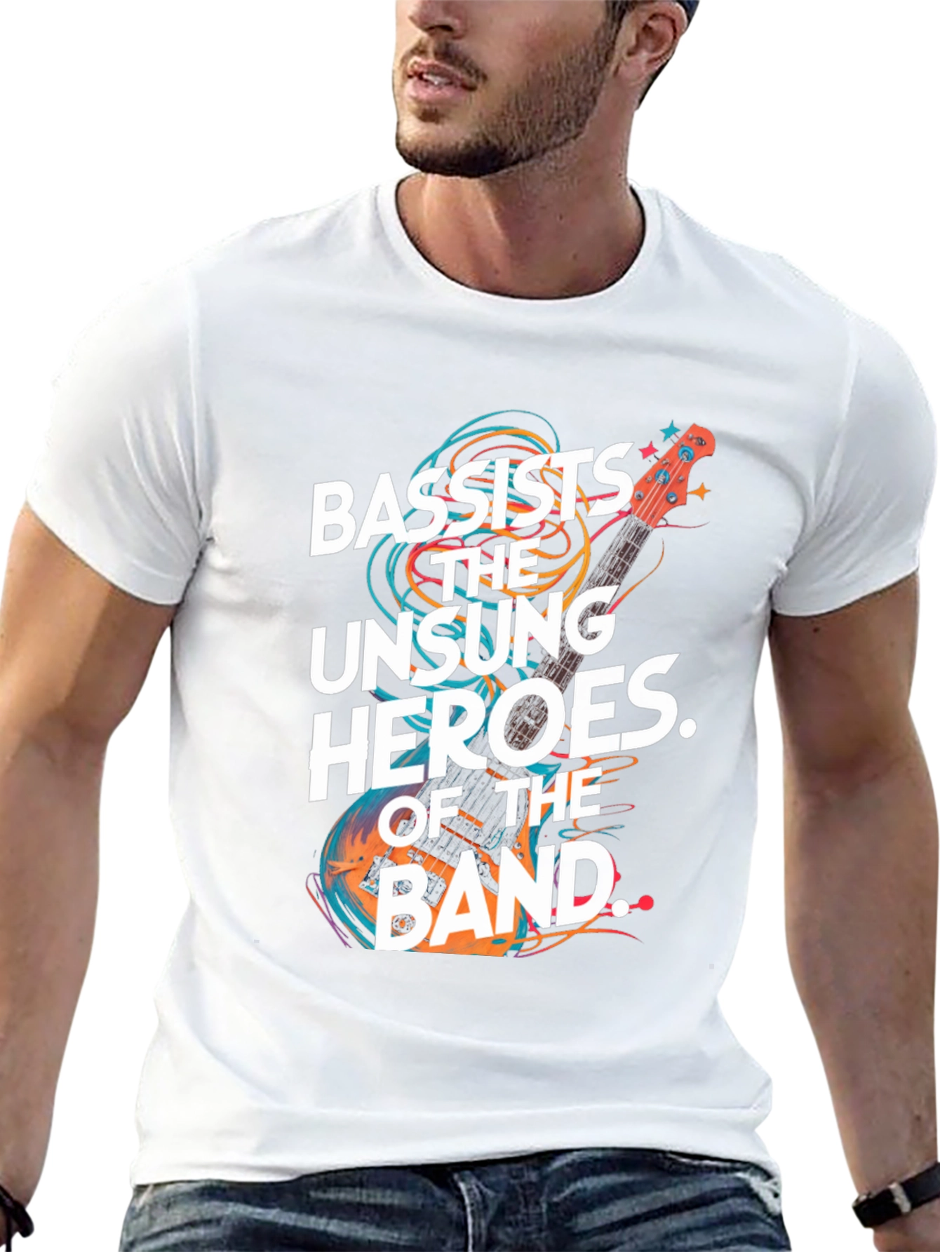 Bassist Unsung Hero Graphic Tee