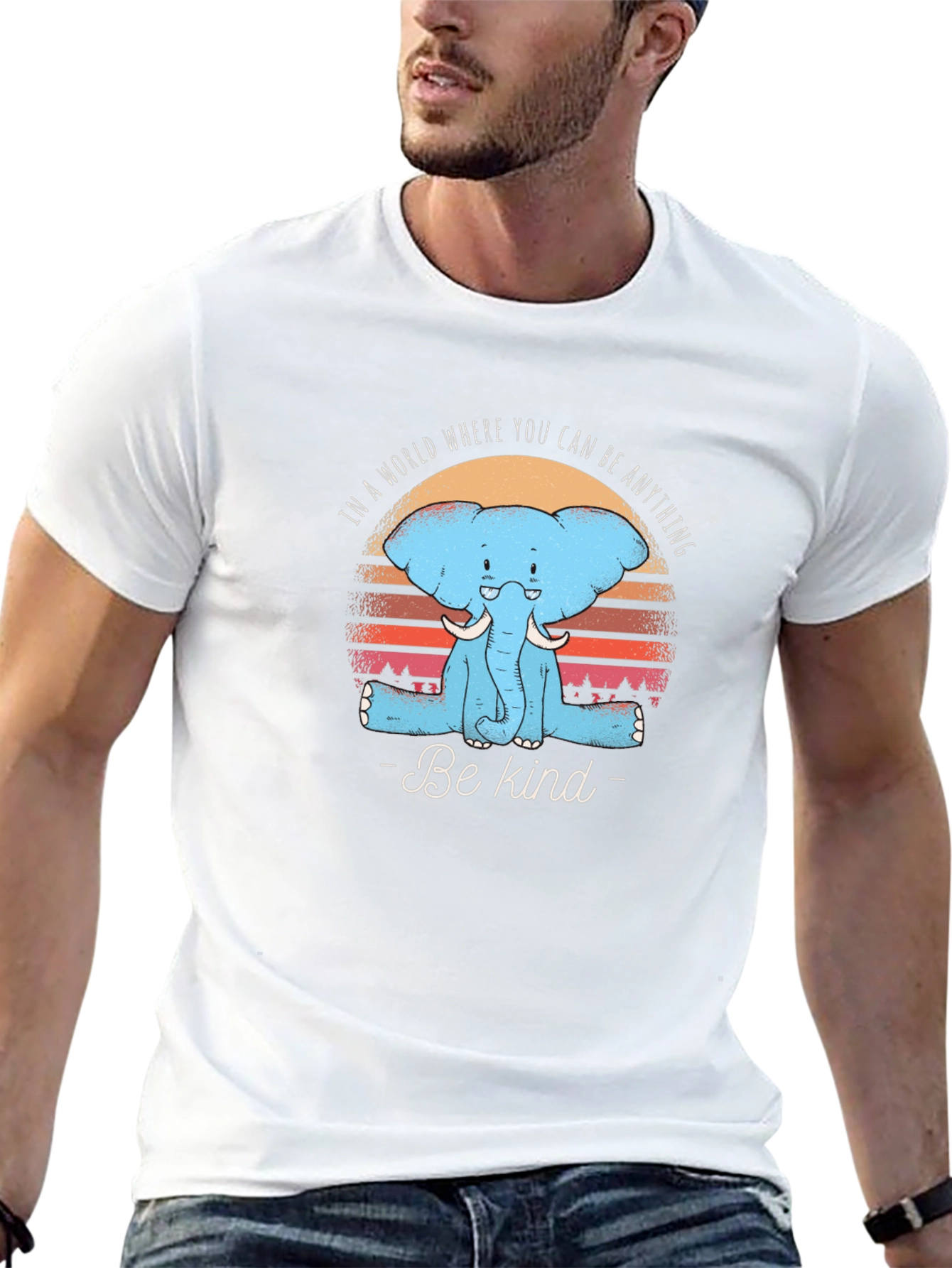 Be Kind Elephant Graphic Tee
