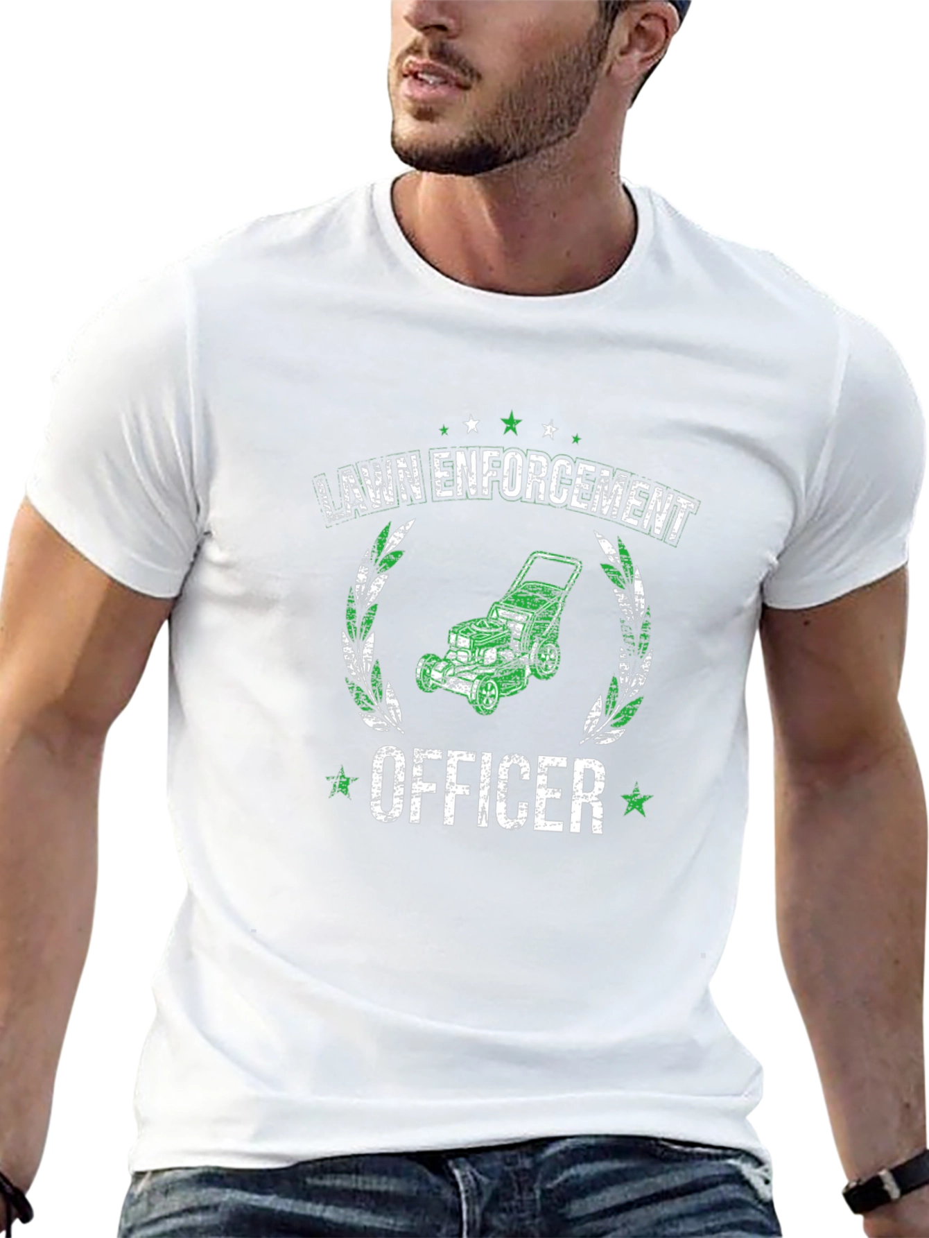 Lawn Enforcement Officer Funny T-Shirt