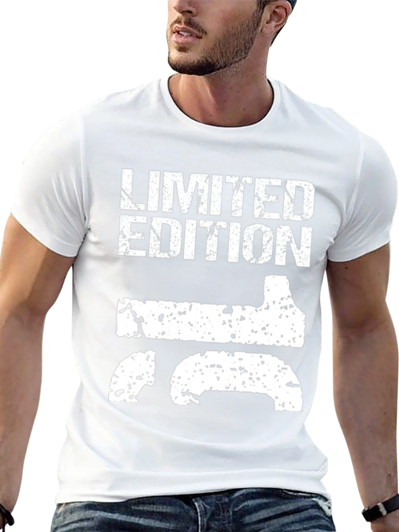 Limited Edition Tractor Graphic Tee - Black