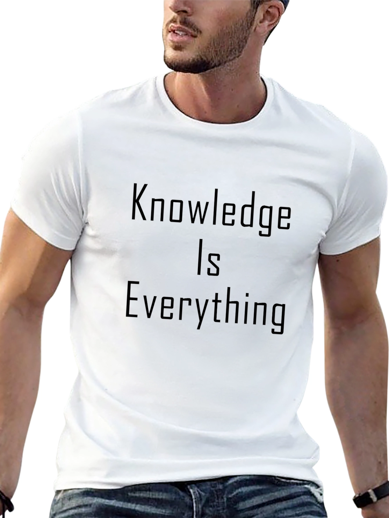 Knowledge is Everything Black Graphic Tee