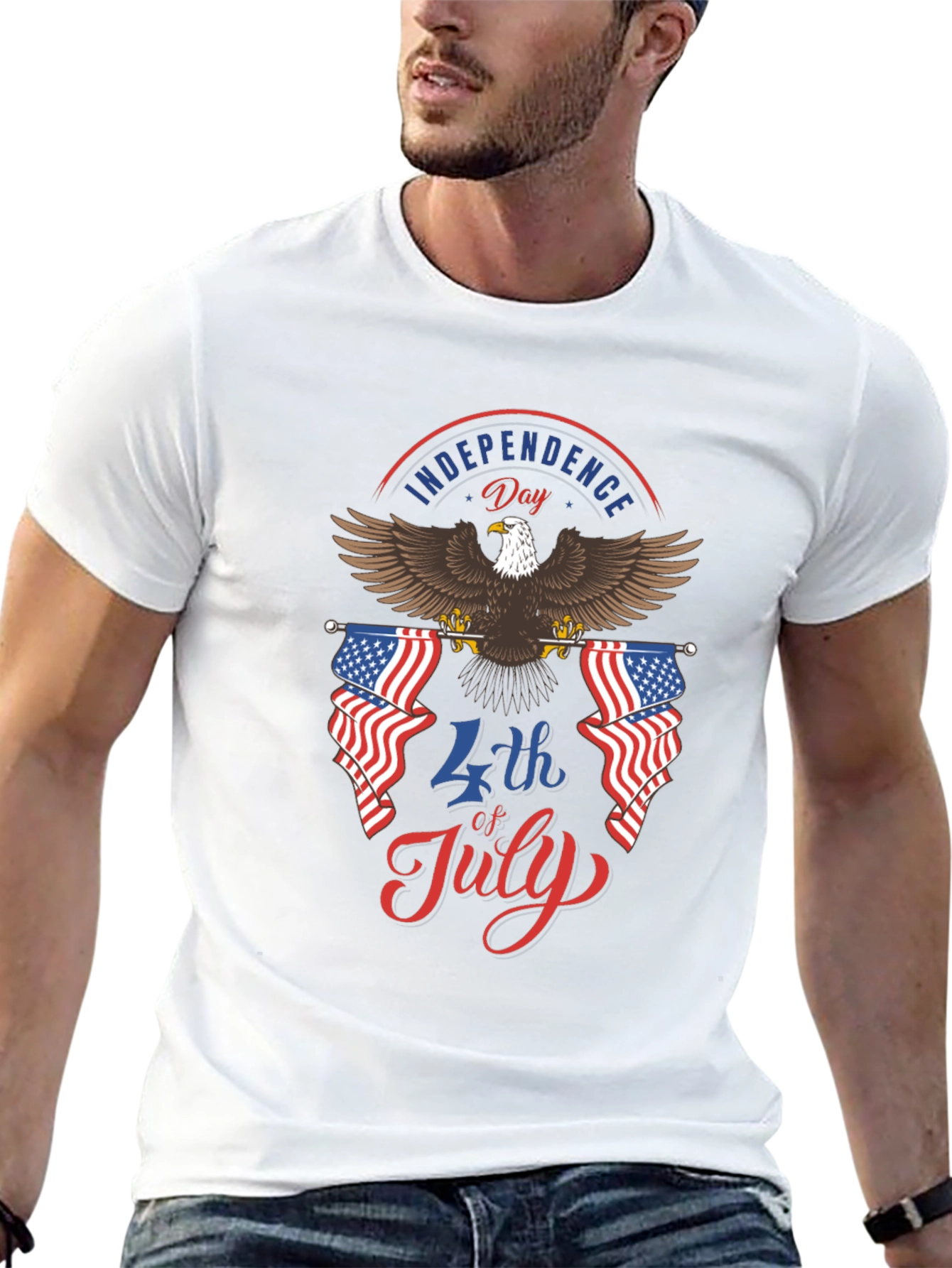 Independence Day Eagle Graphic Tee