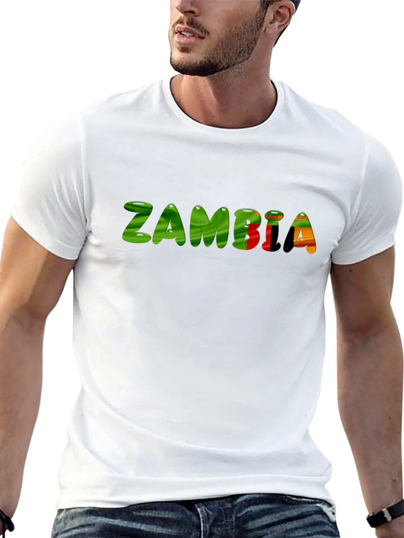 Zambia T-Shirt - Africa Flag Design