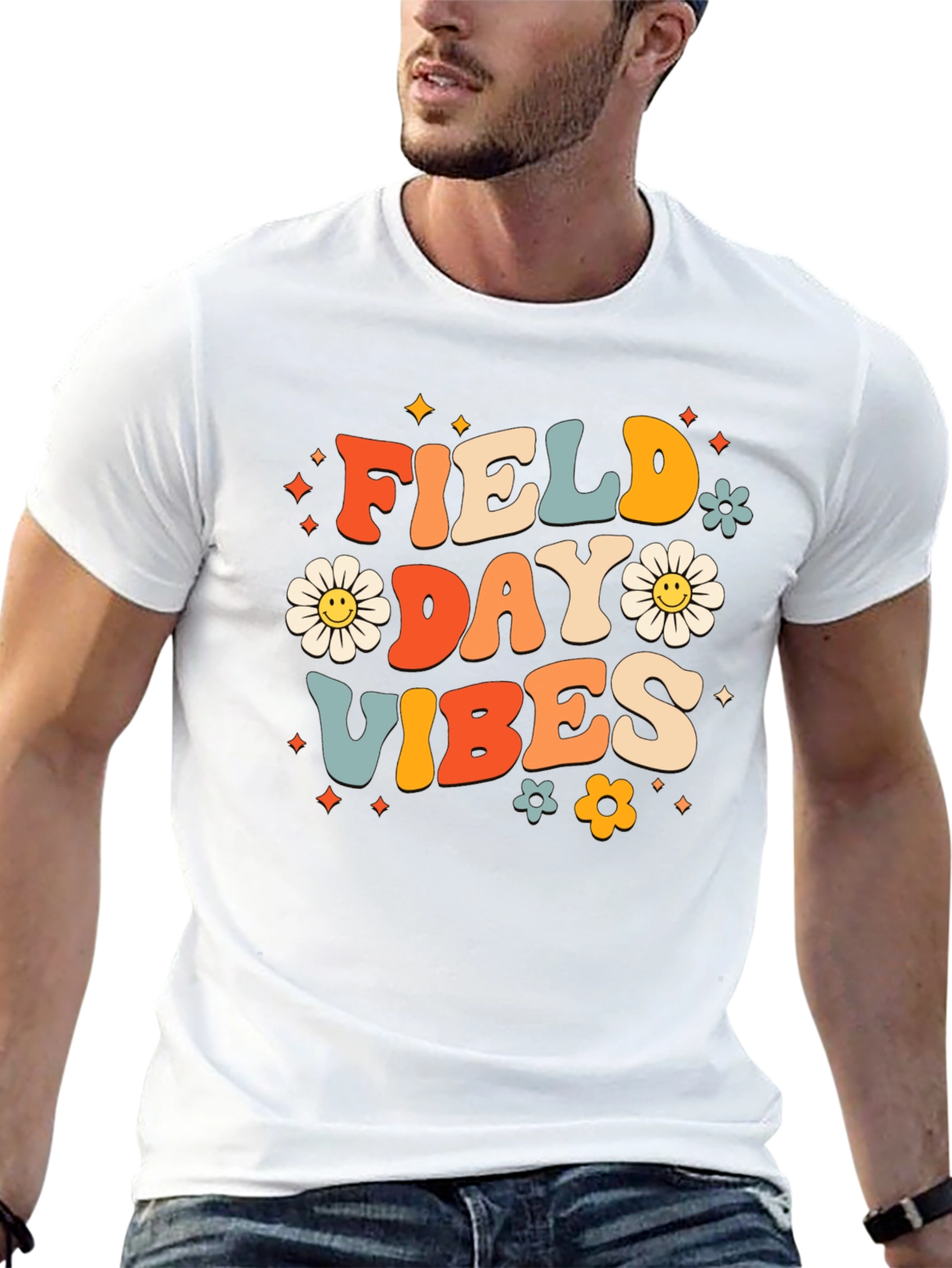 Retro Field Day Vibes Graphic Tee