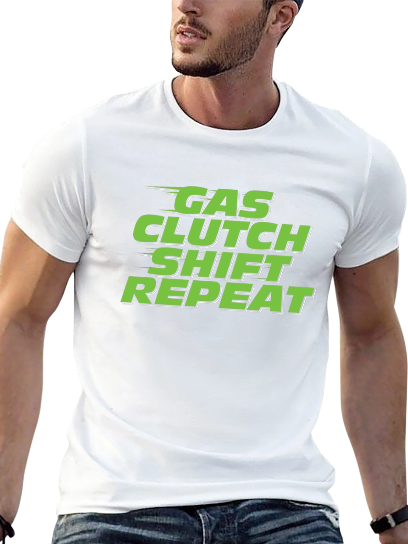 Gas Clutch Shift Repeat T-Shirt