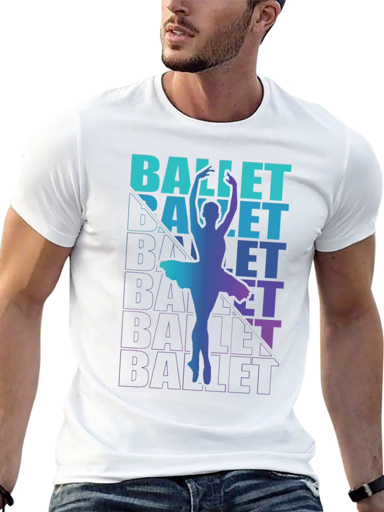 Ballet Dancer Graphic Tee - Black T-Shirt