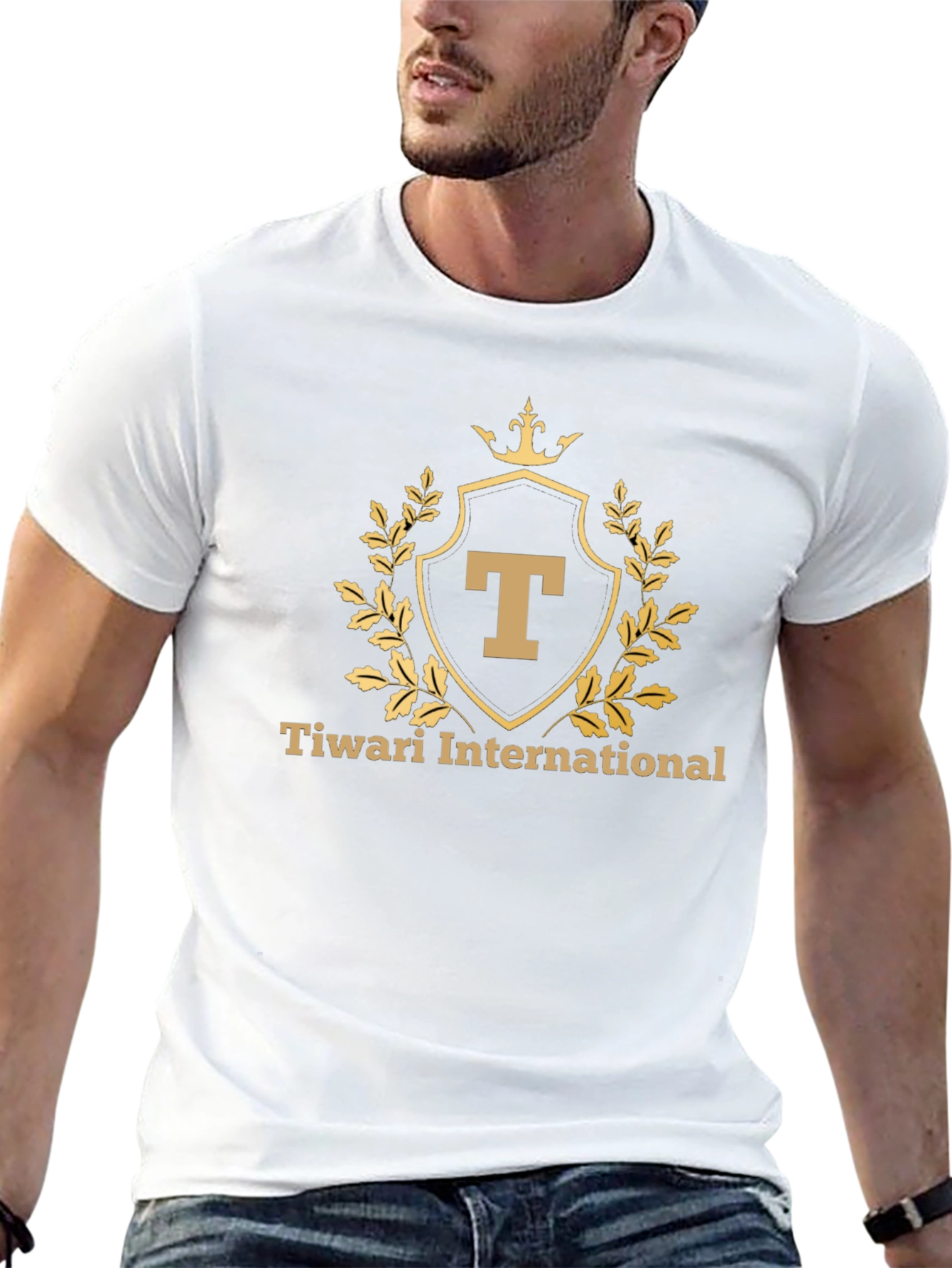 Tiwari International Graphic Tee - Black