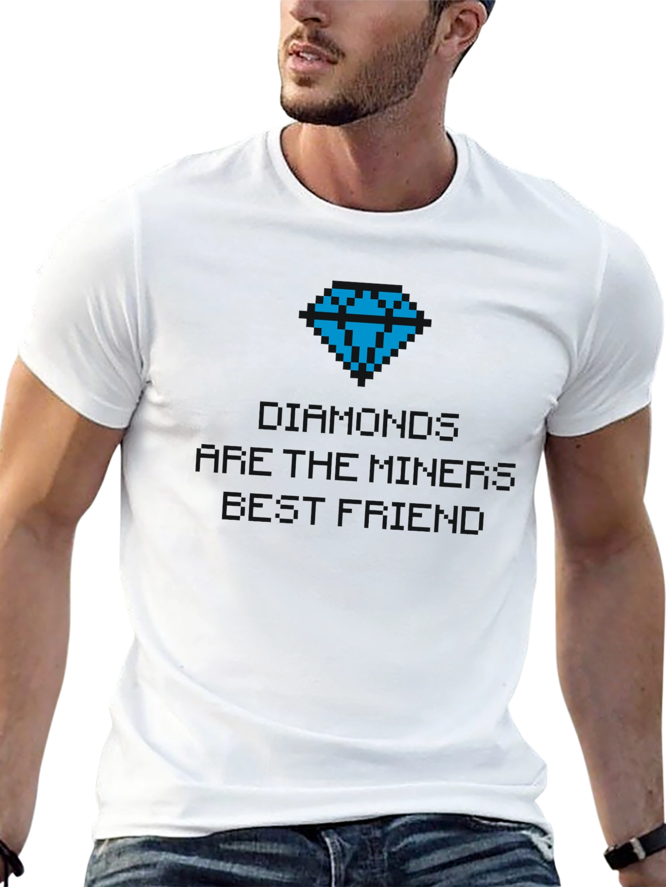 Diamonds Miners Friend Black Graphic Tee
