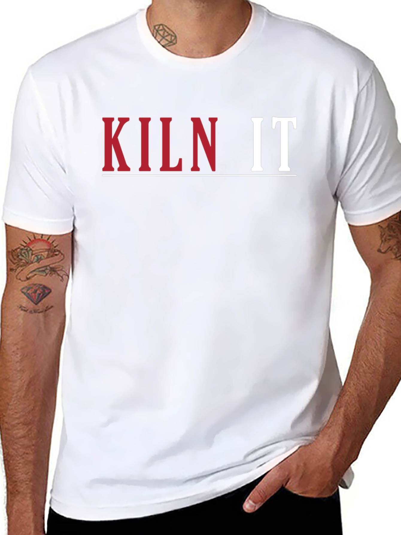 Kiln It Black Graphic T-Shirt