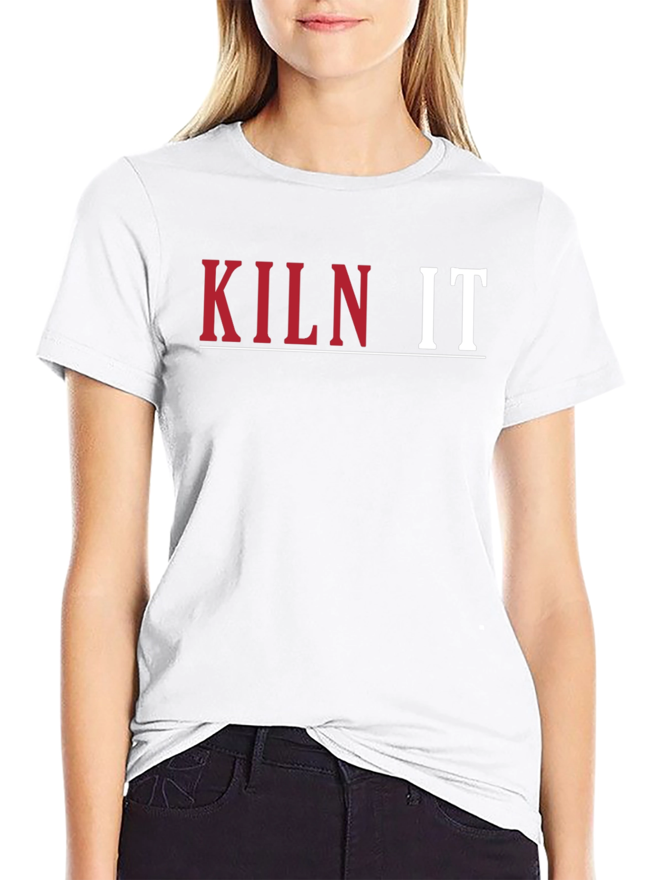 Kiln It Black Graphic T-Shirt