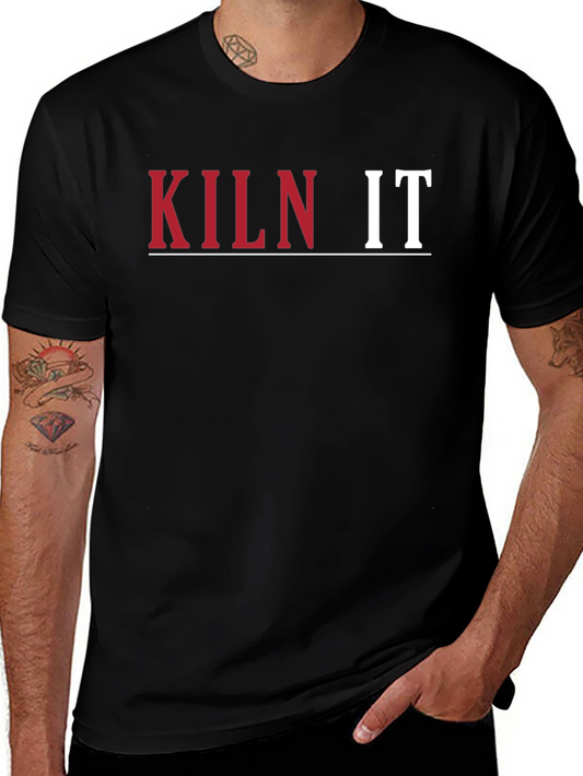 Kiln It Black Graphic T-Shirt