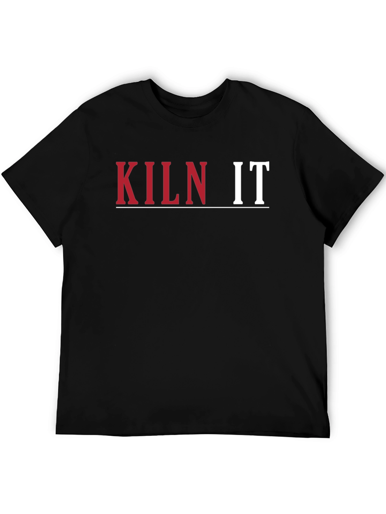 Kiln It Black Graphic T-Shirt