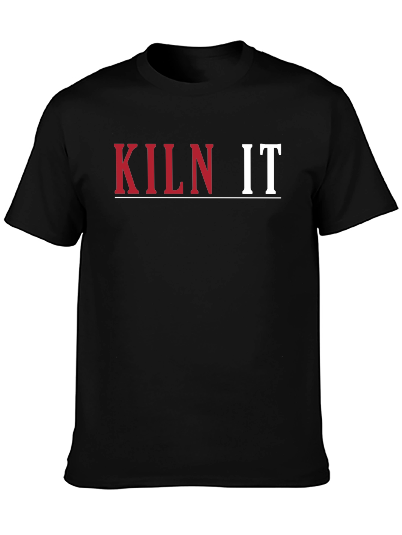 Kiln It Black Graphic T-Shirt