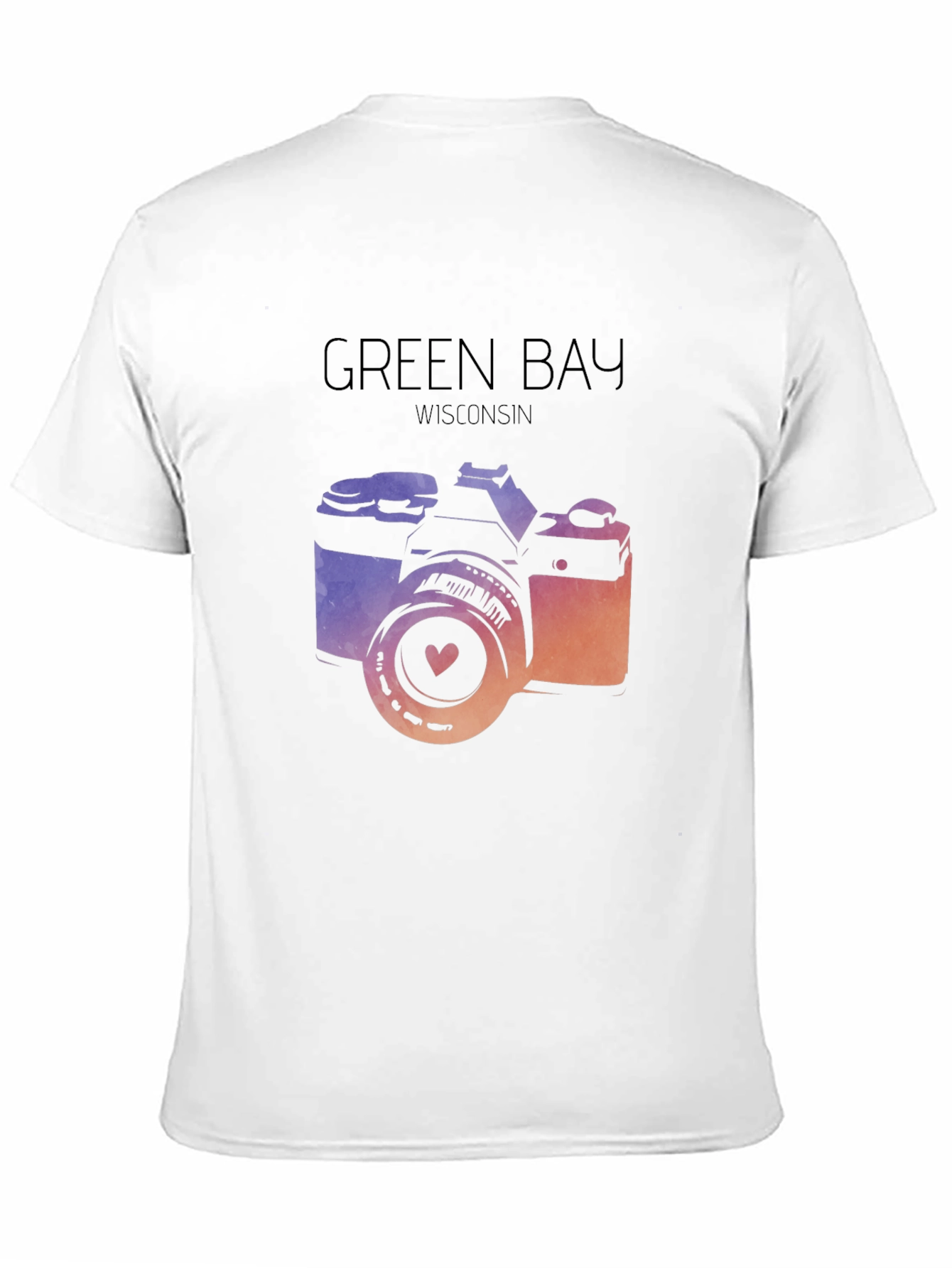 Green Bay Wisconsin Camera Graphic Tee