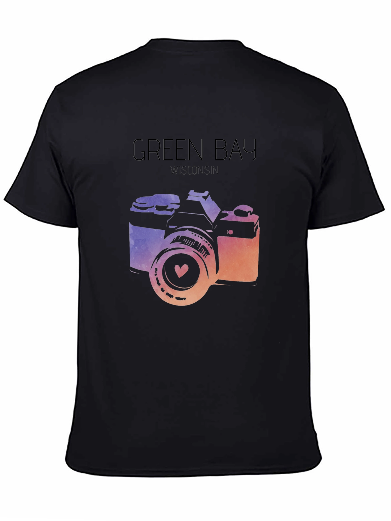 Green Bay Wisconsin Camera Graphic Tee
