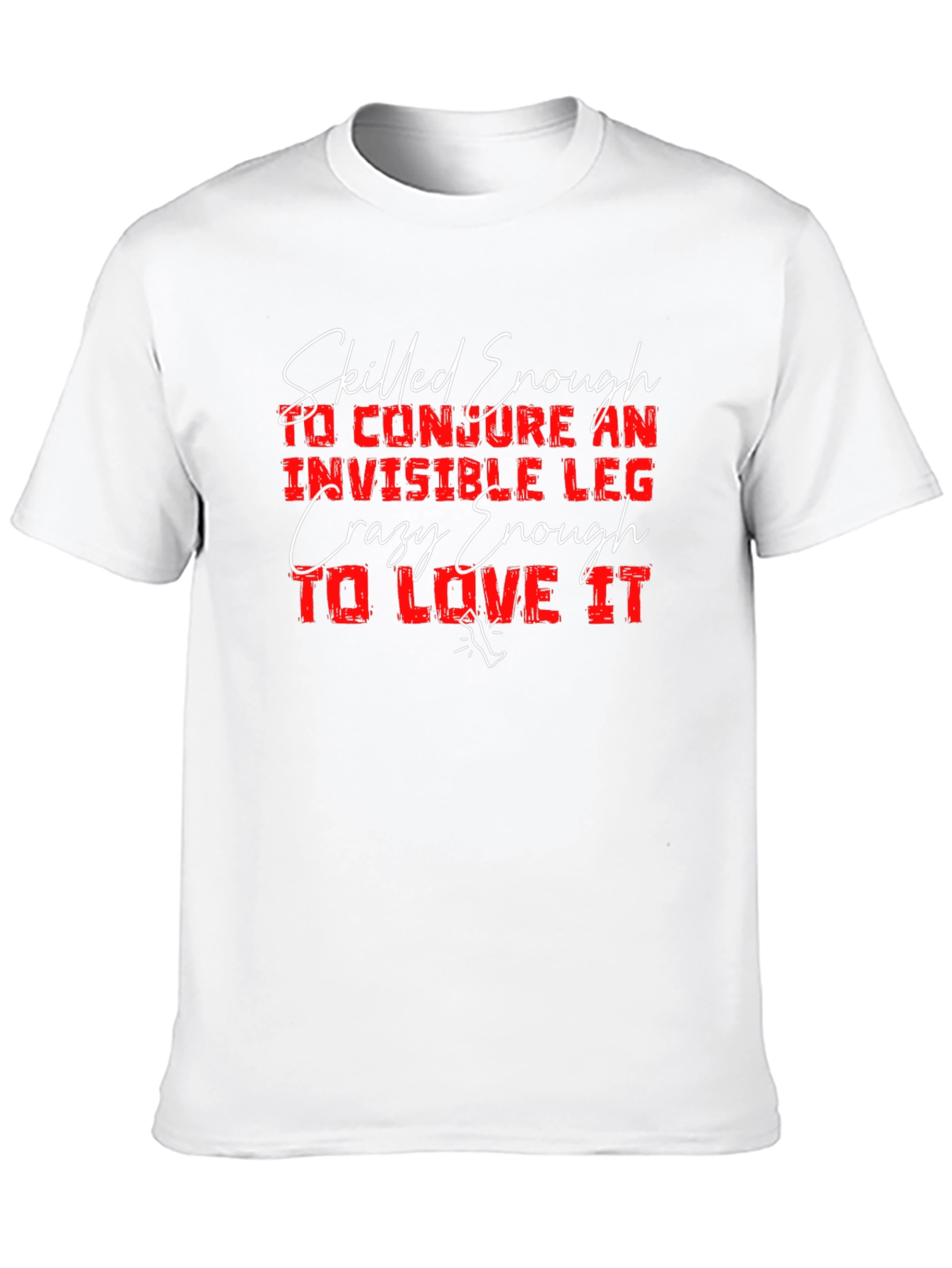 Invisible Leg Graphic T-Shirt