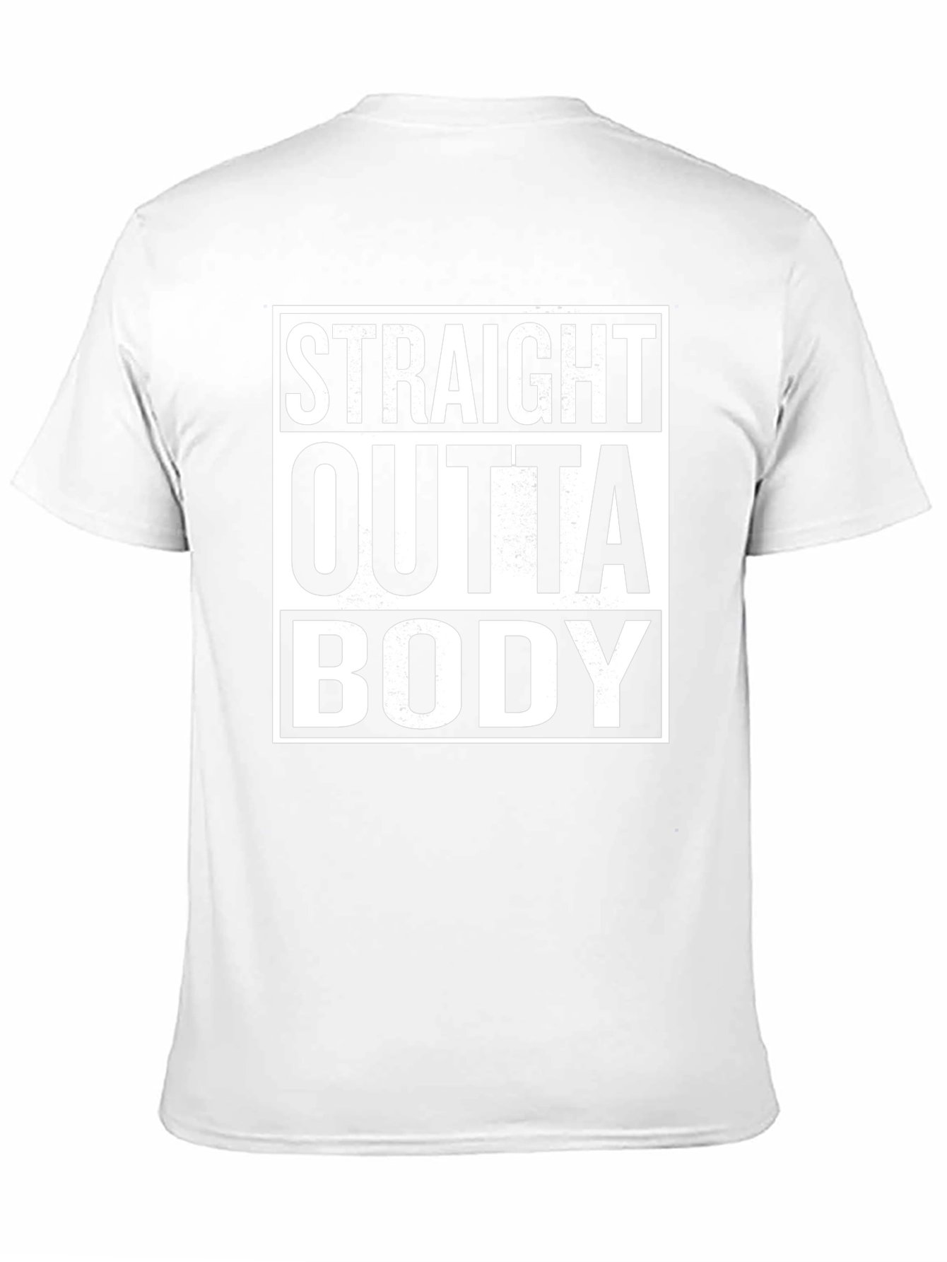 Straight Outta Body Black Graphic Tee