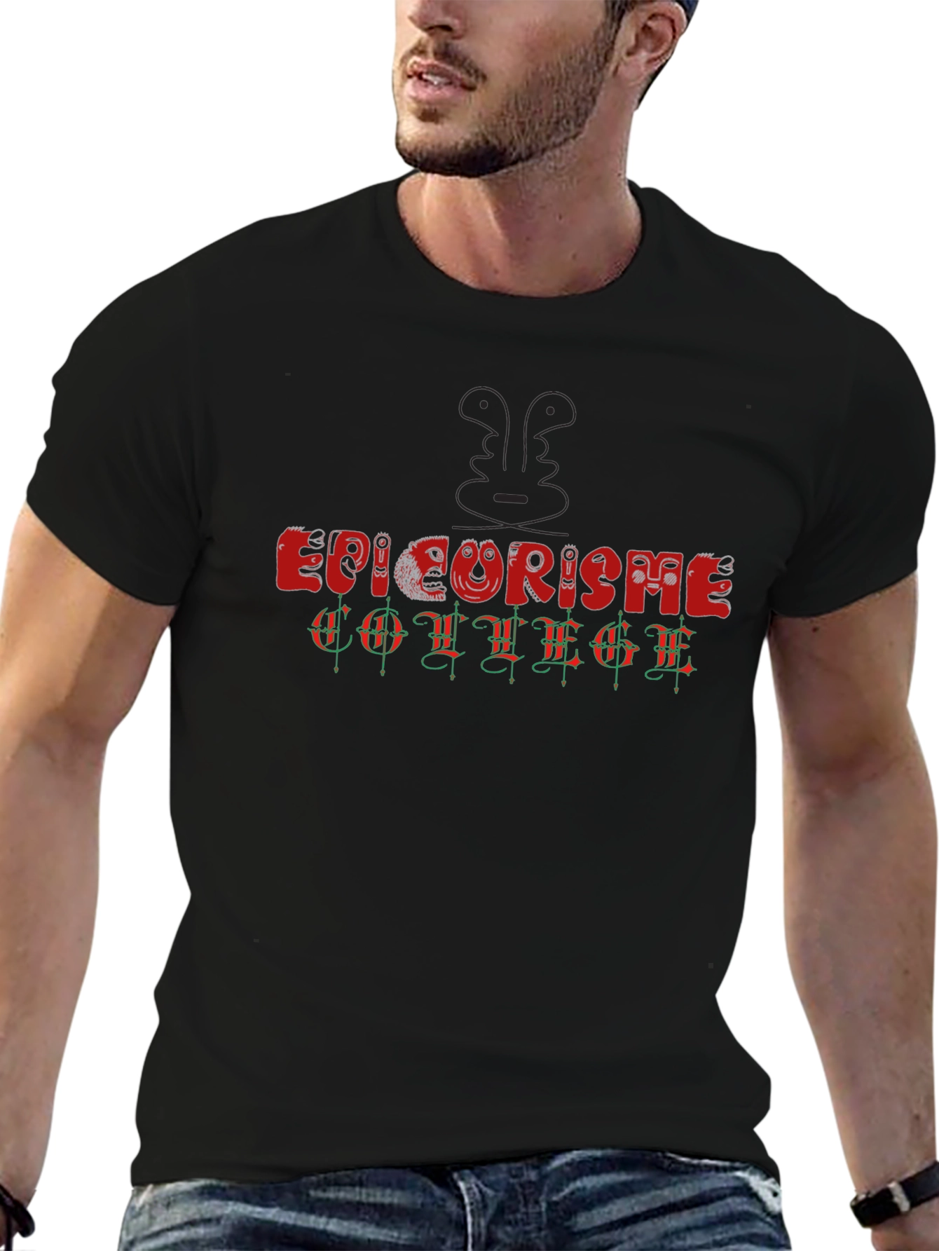 Epicurisme College Graphic T-Shirt
