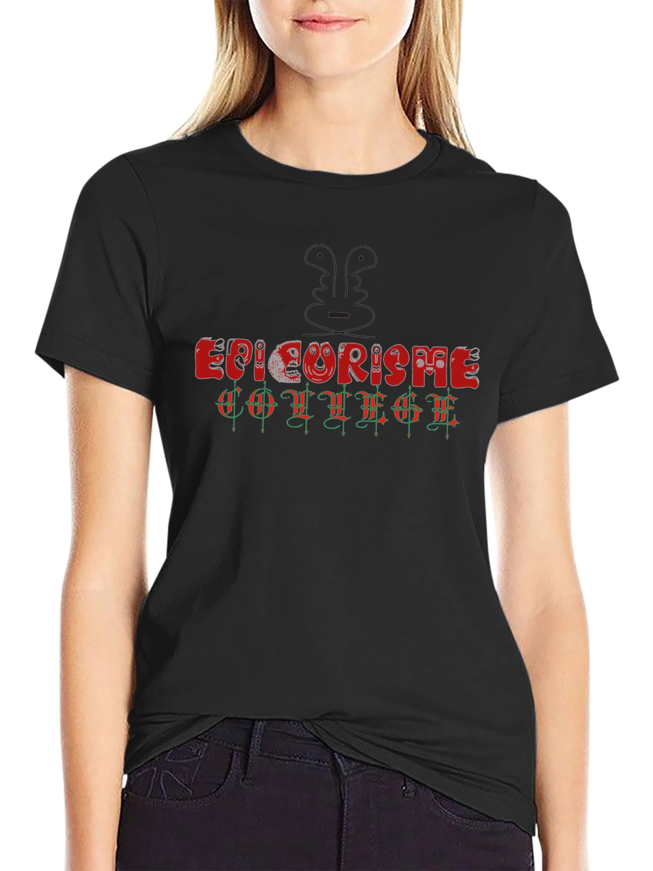 Epicurisme College Graphic T-Shirt