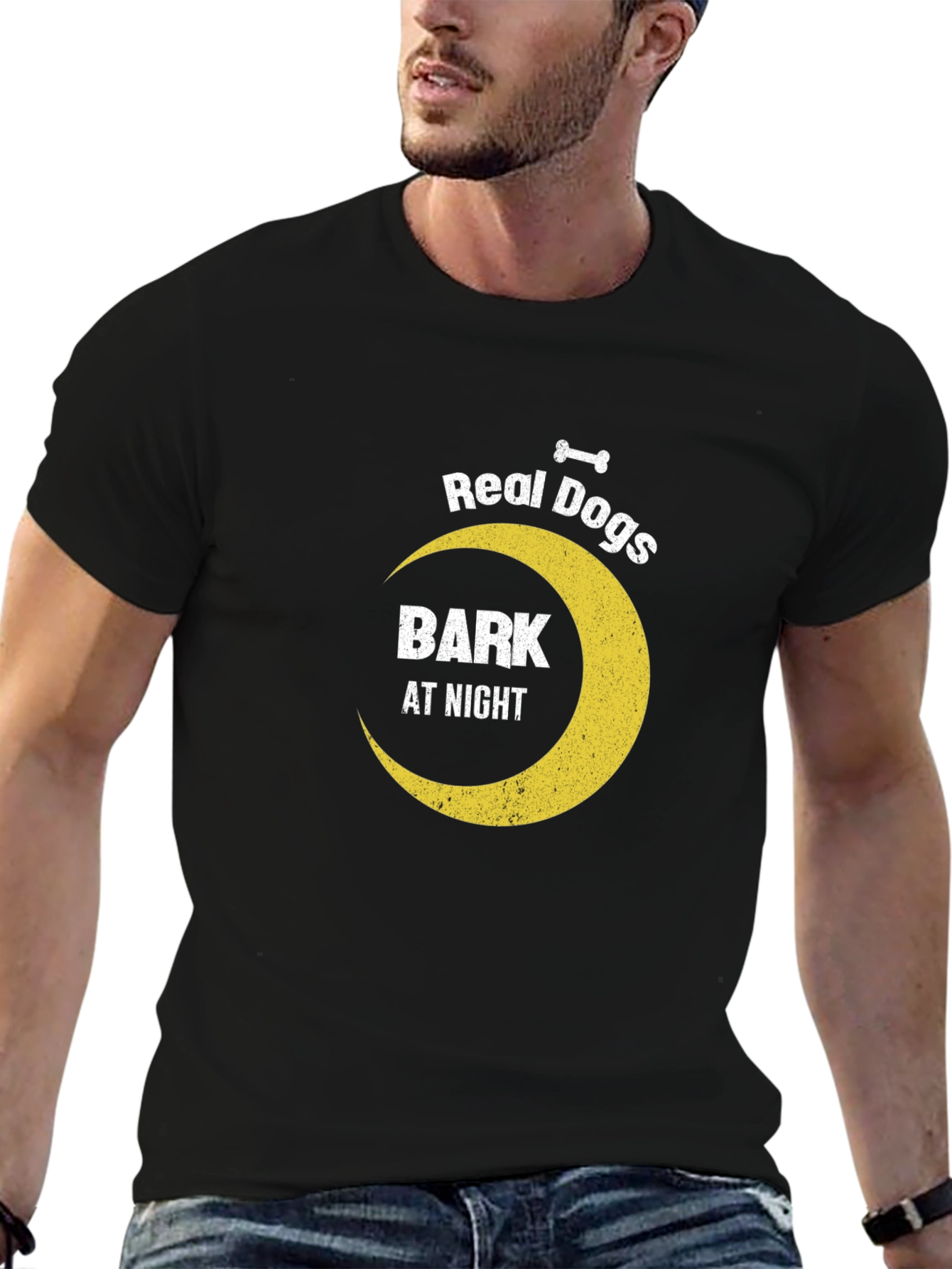 Real Dogs Bark at Night T-Shirt