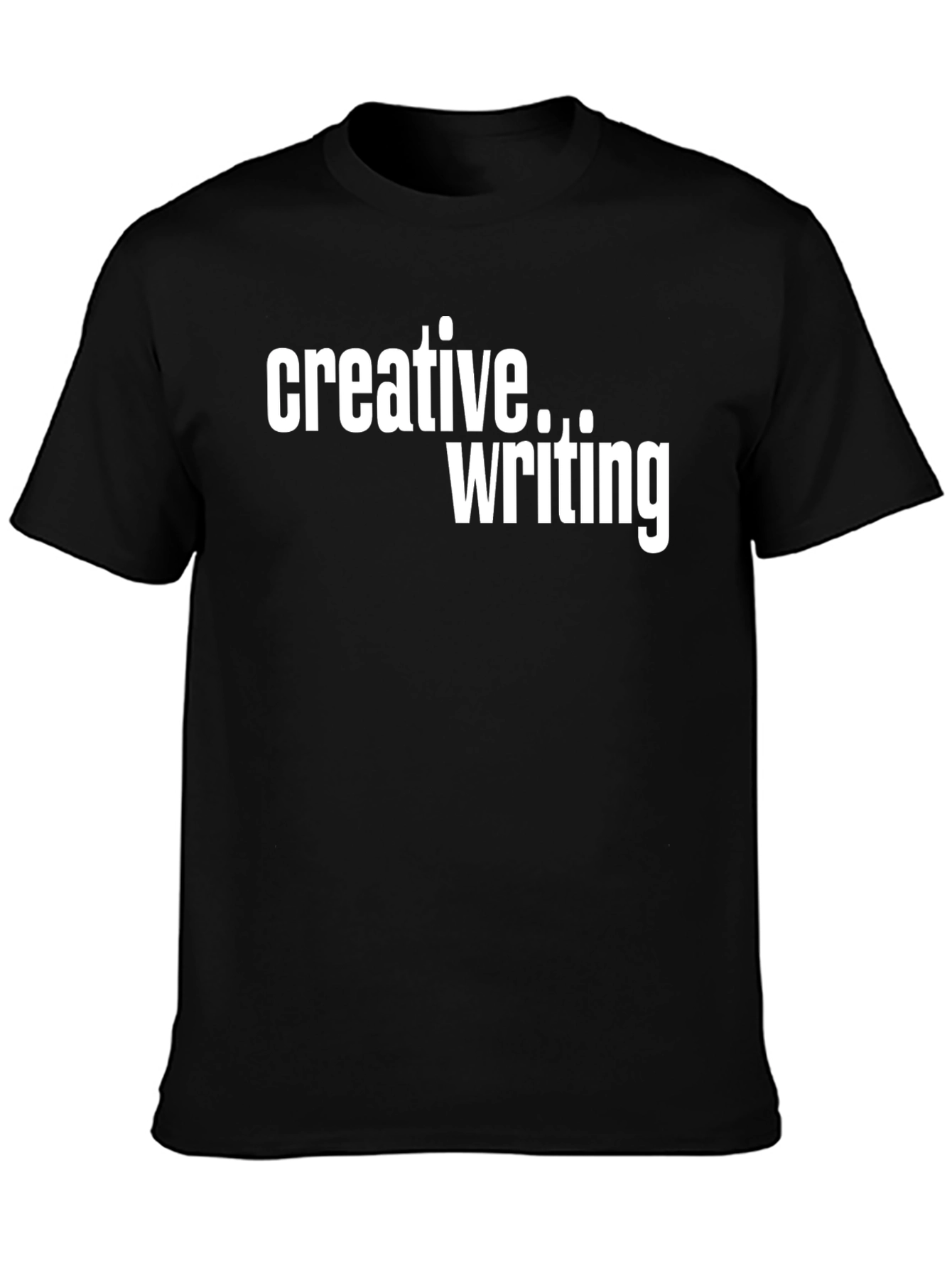 Creative Writing T-Shirt - Black Graphic Tee