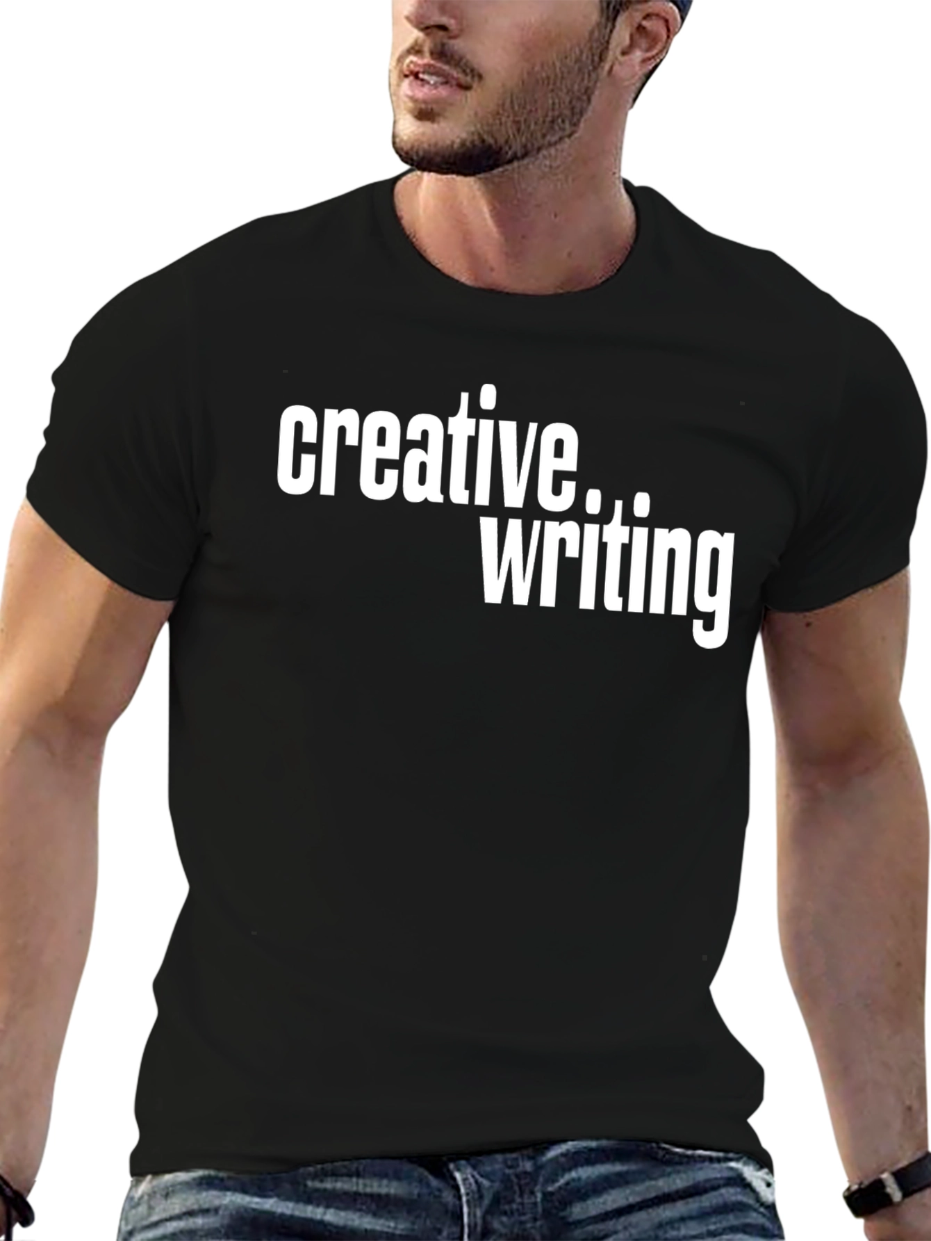 Creative Writing T-Shirt - Black Graphic Tee