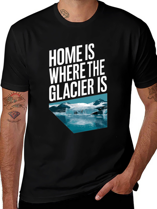 Glacier Graphic Tee - Home Is Where the Glacier Is