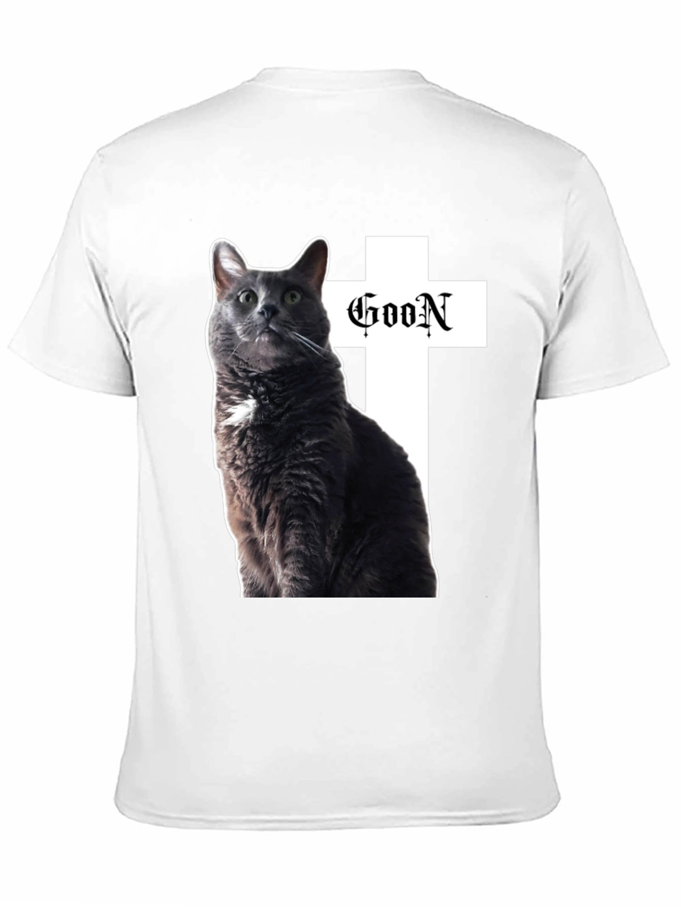 Goon Cat Black T-Shirt - Unique Graphic Tee