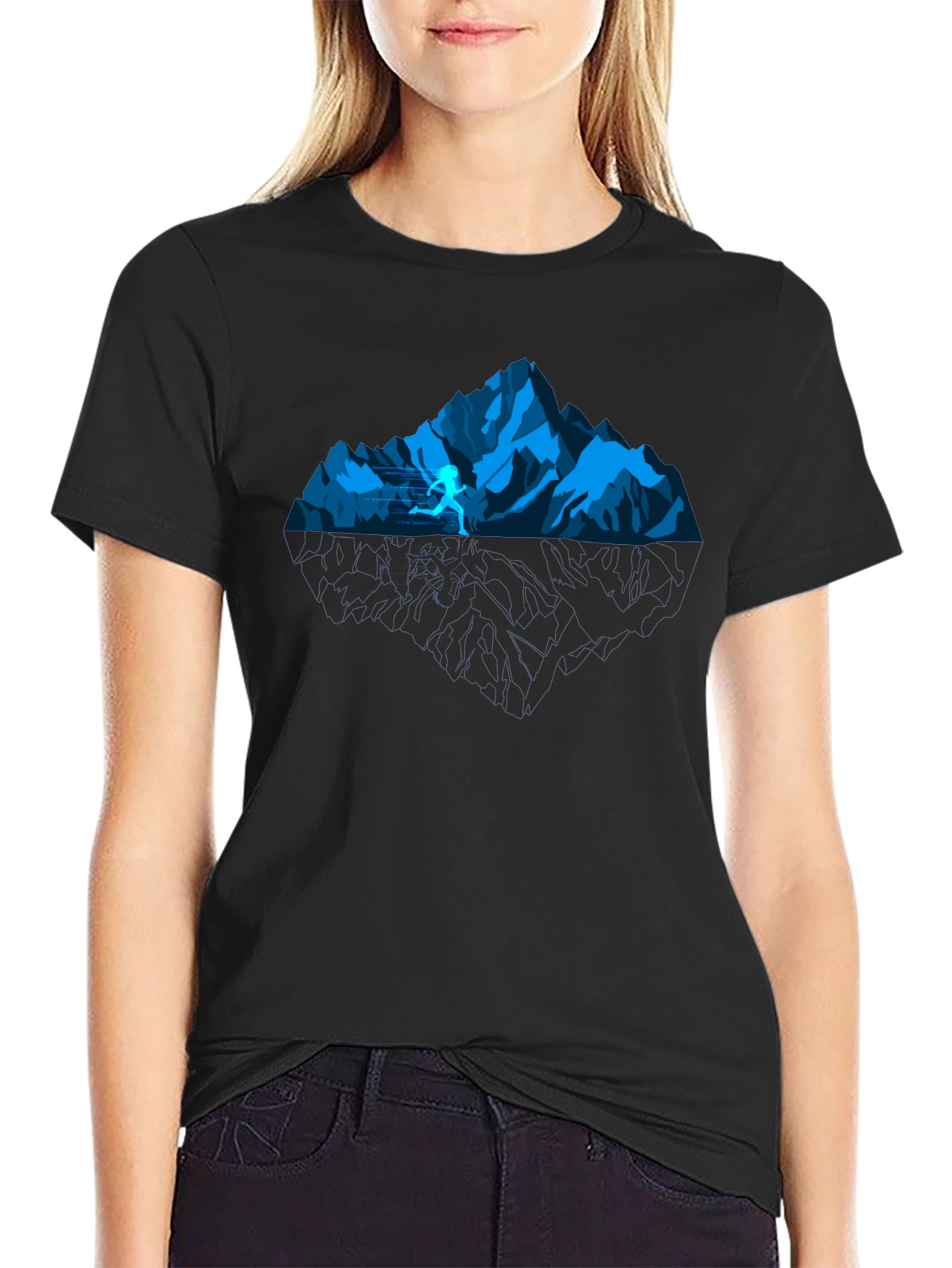 Mountain Trail Runner Graphic Tee