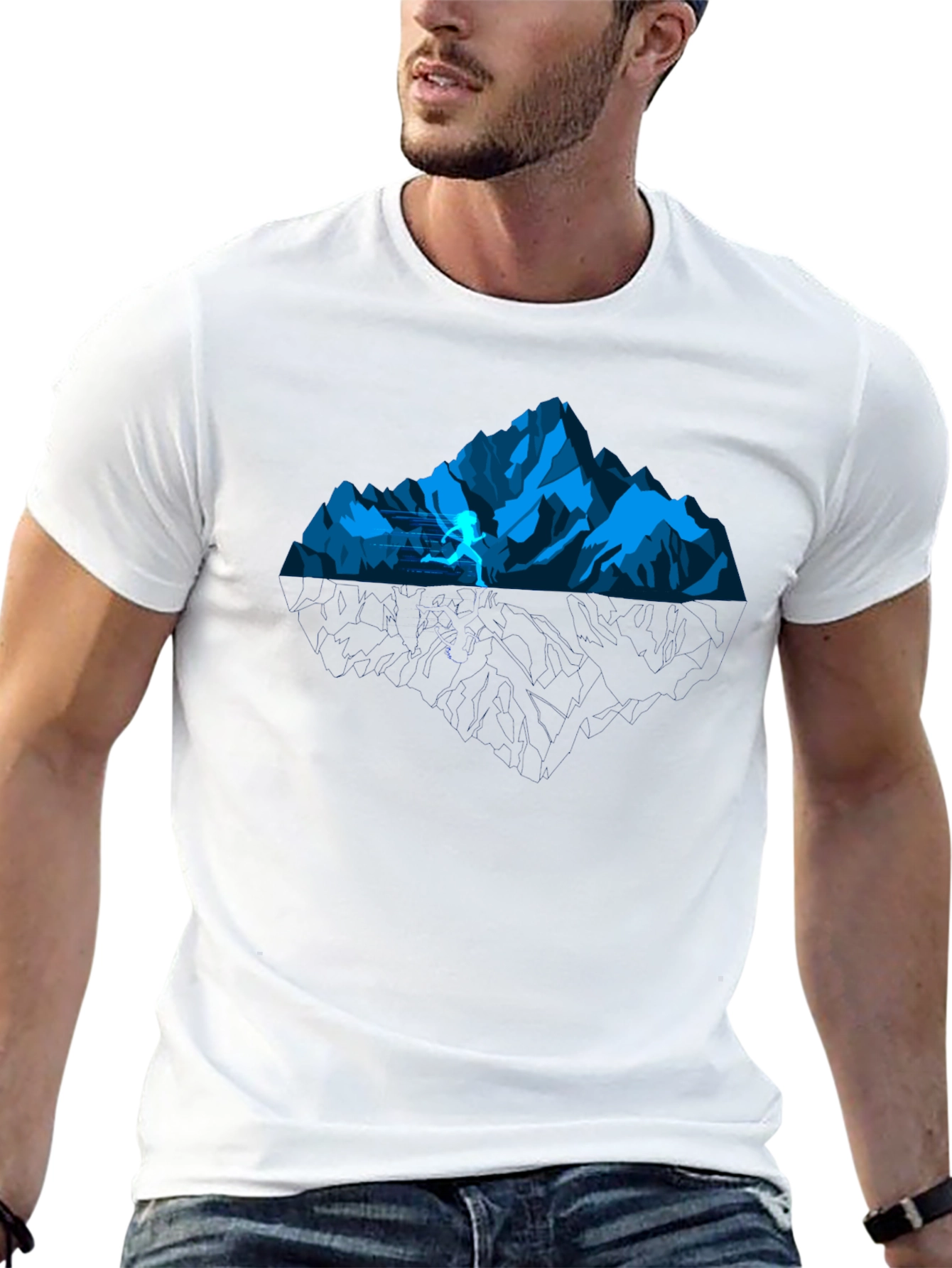 Mountain Trail Runner Graphic Tee
