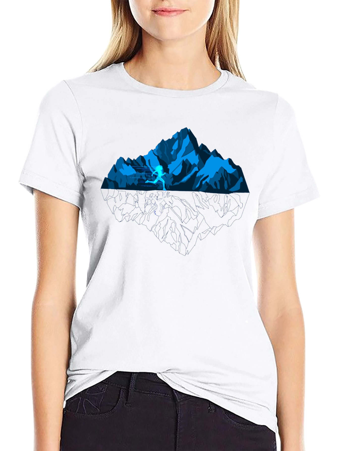 Mountain Trail Runner Graphic Tee