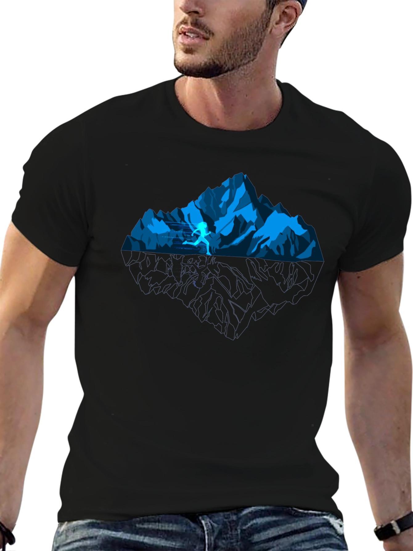 Mountain Trail Runner Graphic Tee