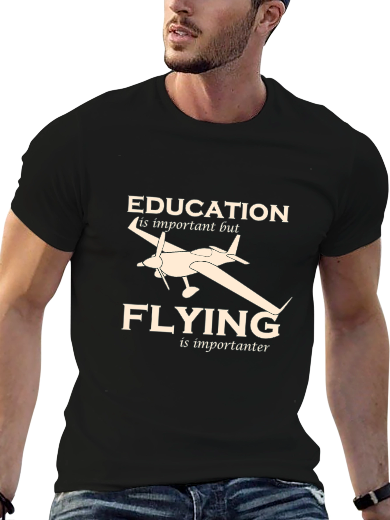 Education Flying T-Shirt: Pilot Gift